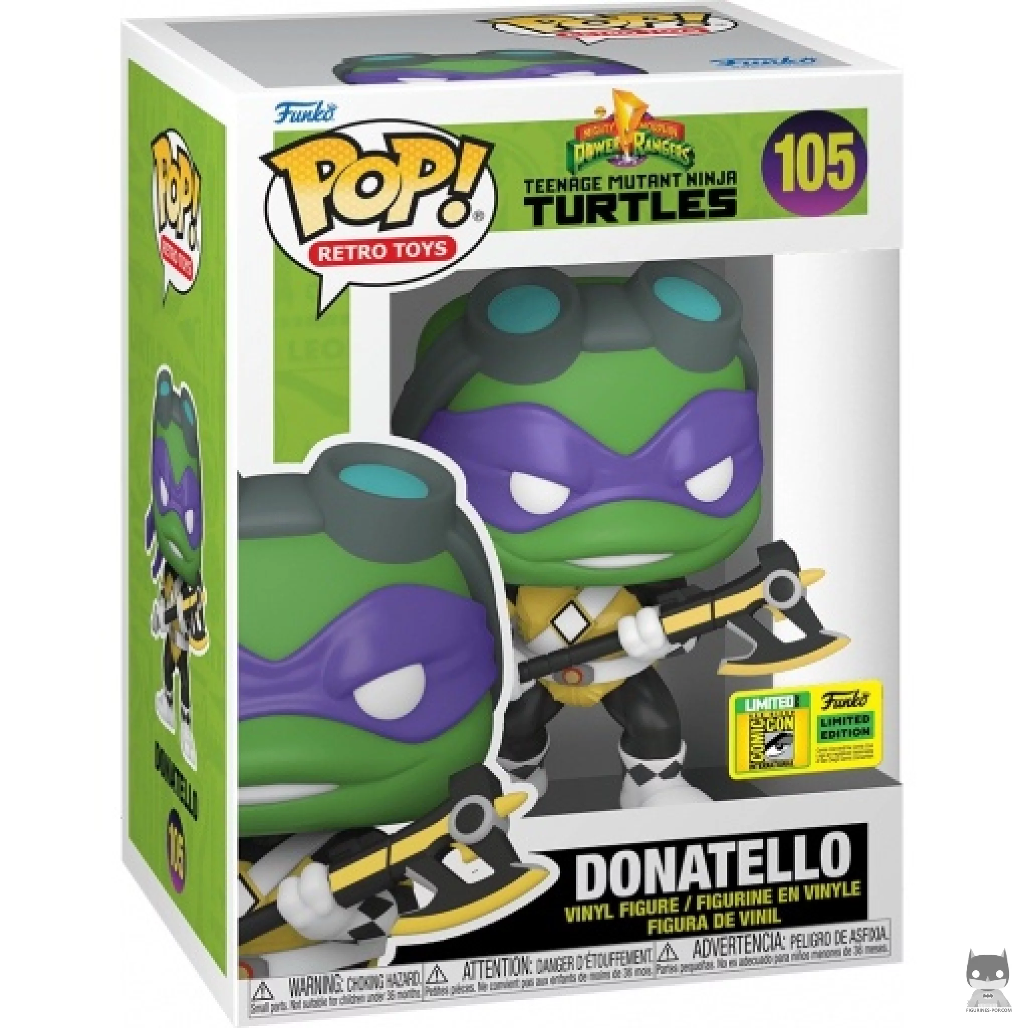 Figura Funko Pop! Donatello en su caja