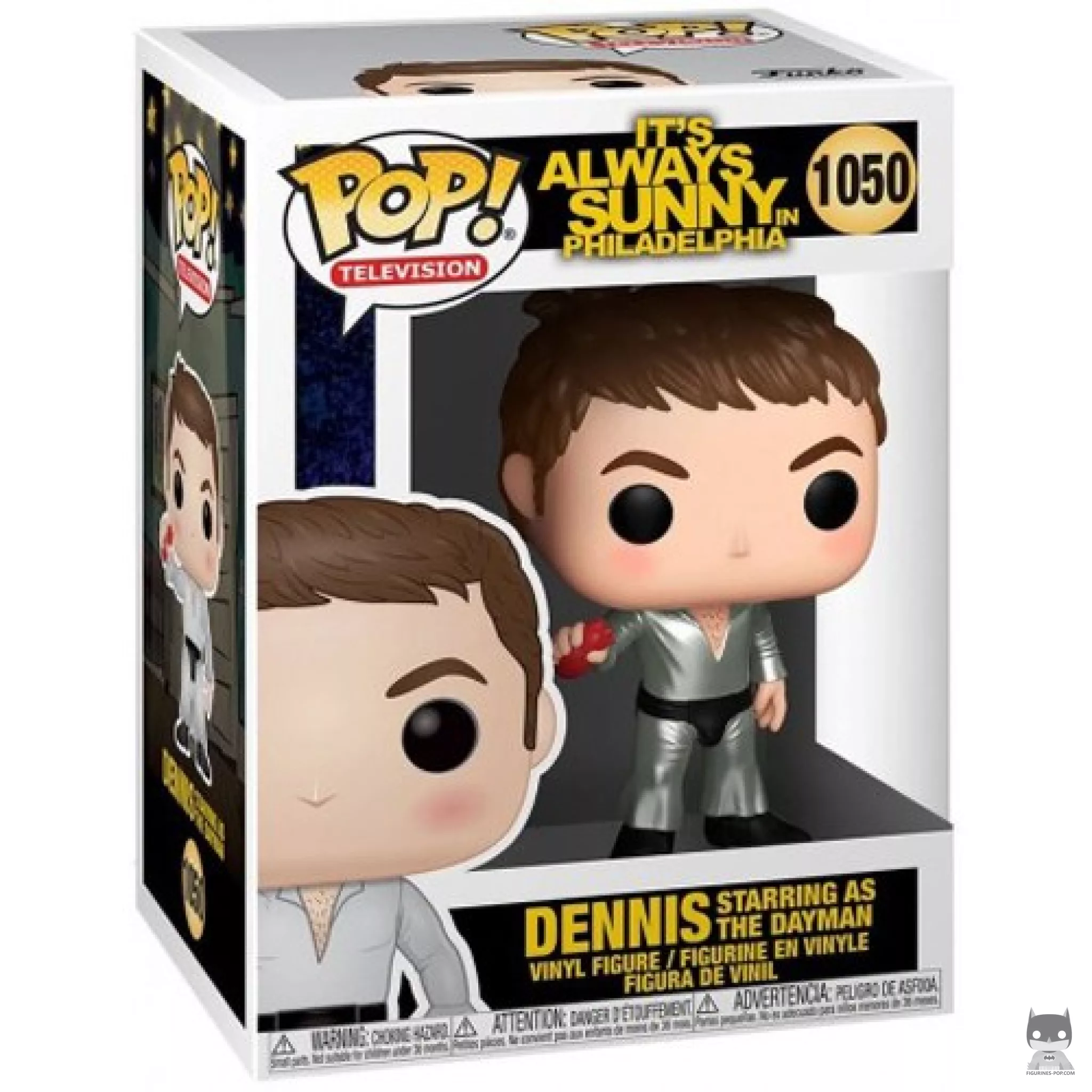 Figura Funko Pop! Dennis como el Dayman en su caja