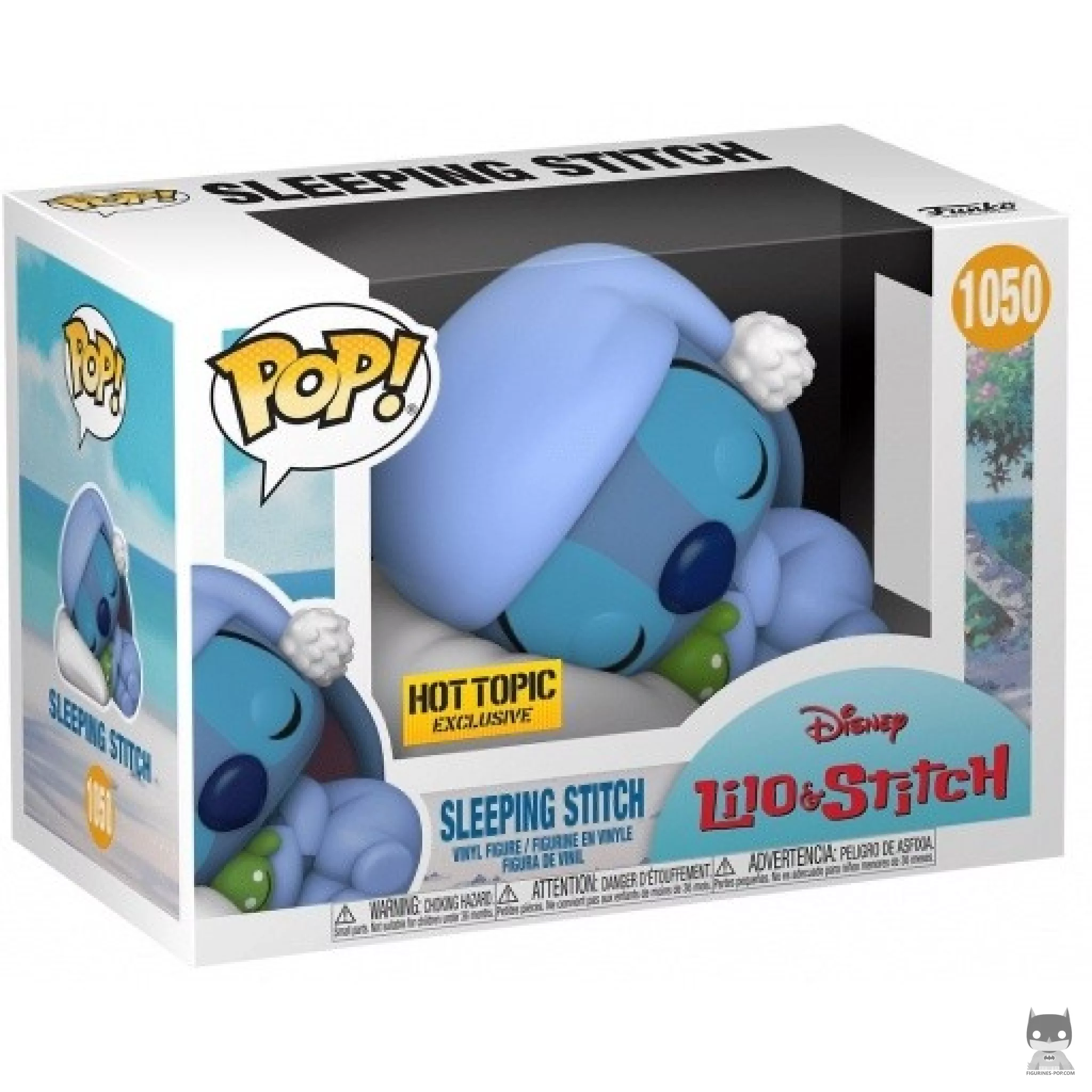 Figura Funko Pop! Stitch durmiendo en su caja