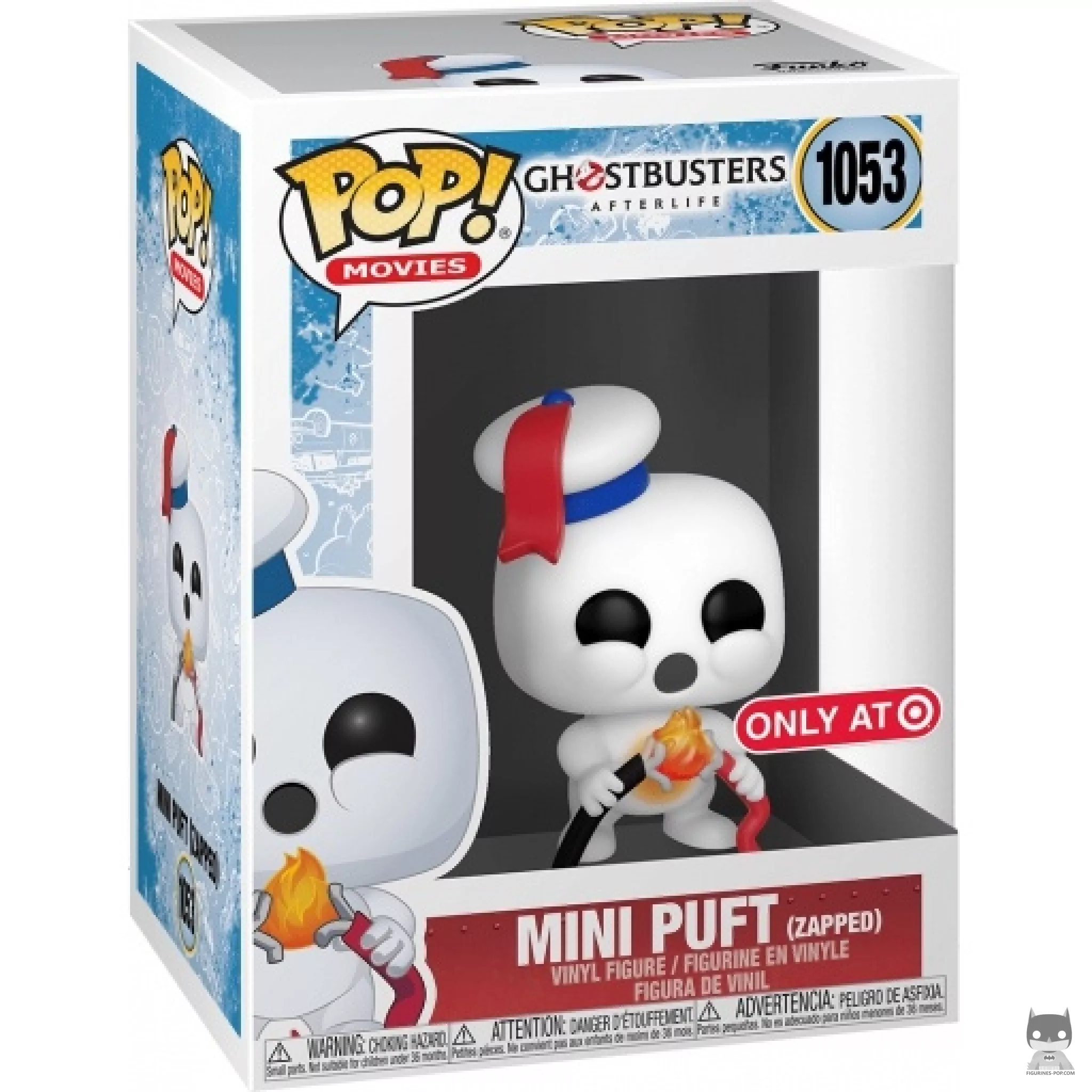 Figura Funko Pop! Mini Puft electrocutado en su caja