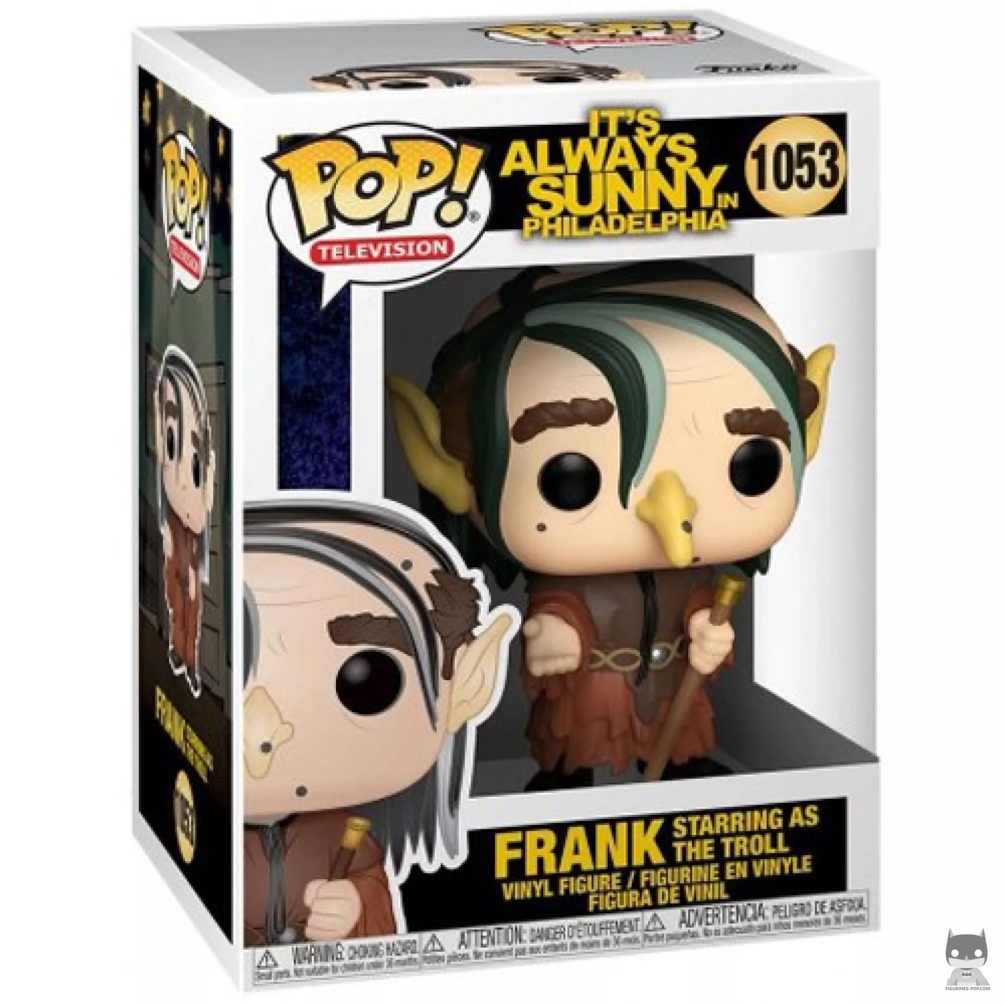 Figura Funko Pop! Frank como el Troll en su caja