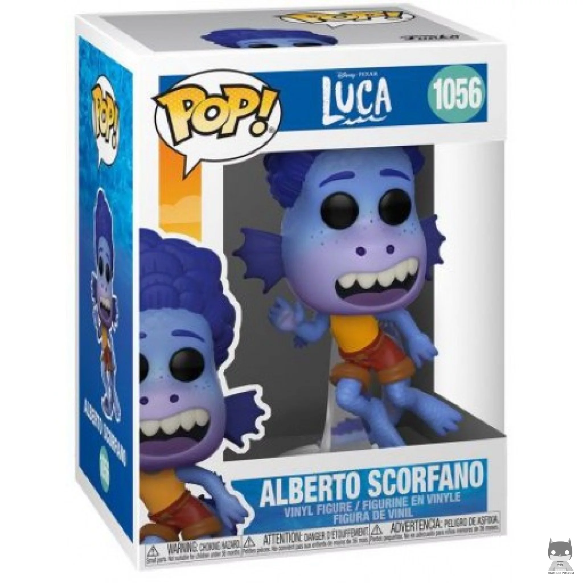 Figura Funko Pop! Alberto Scorfano en su caja