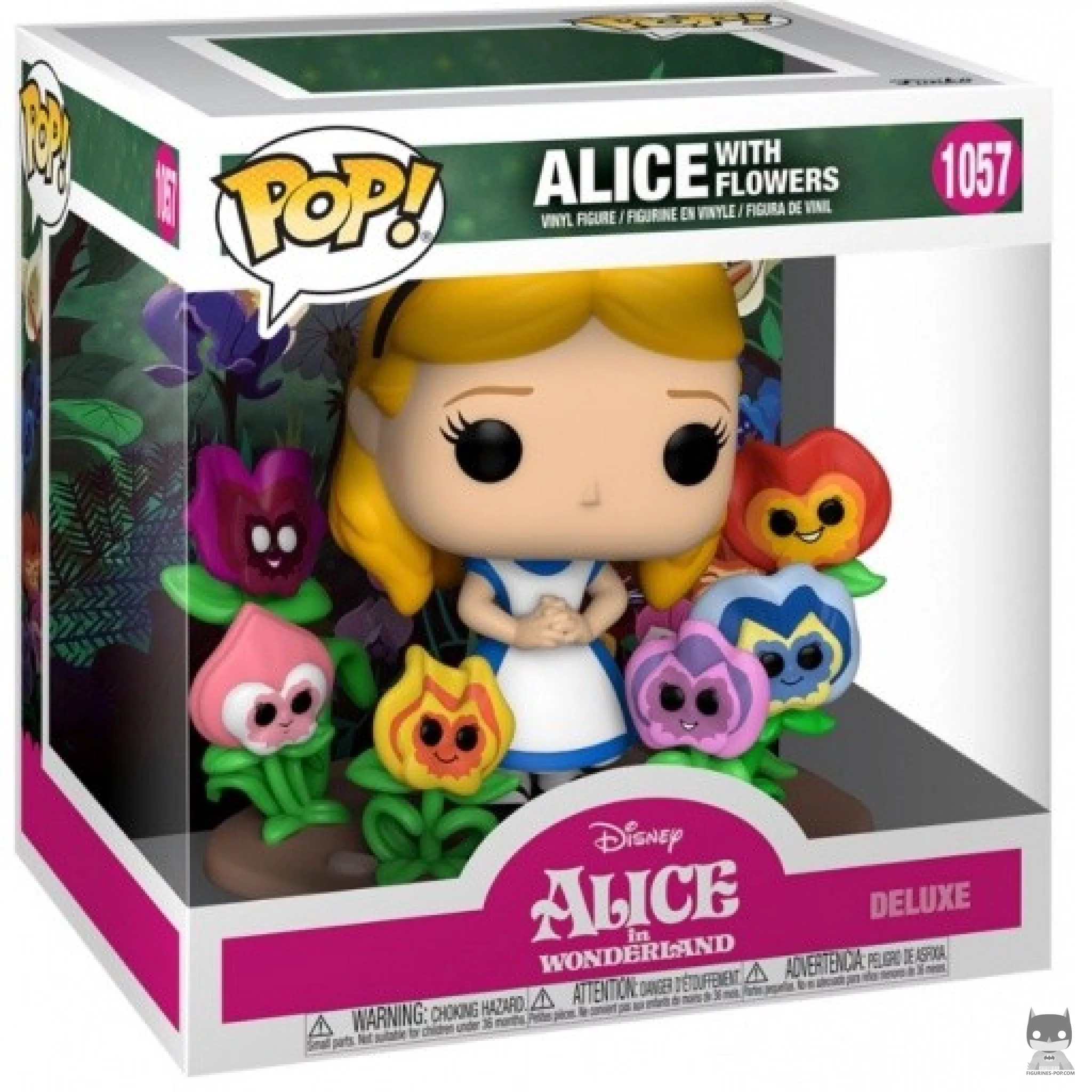 Figura Funko Pop! Alicia con flores en su caja