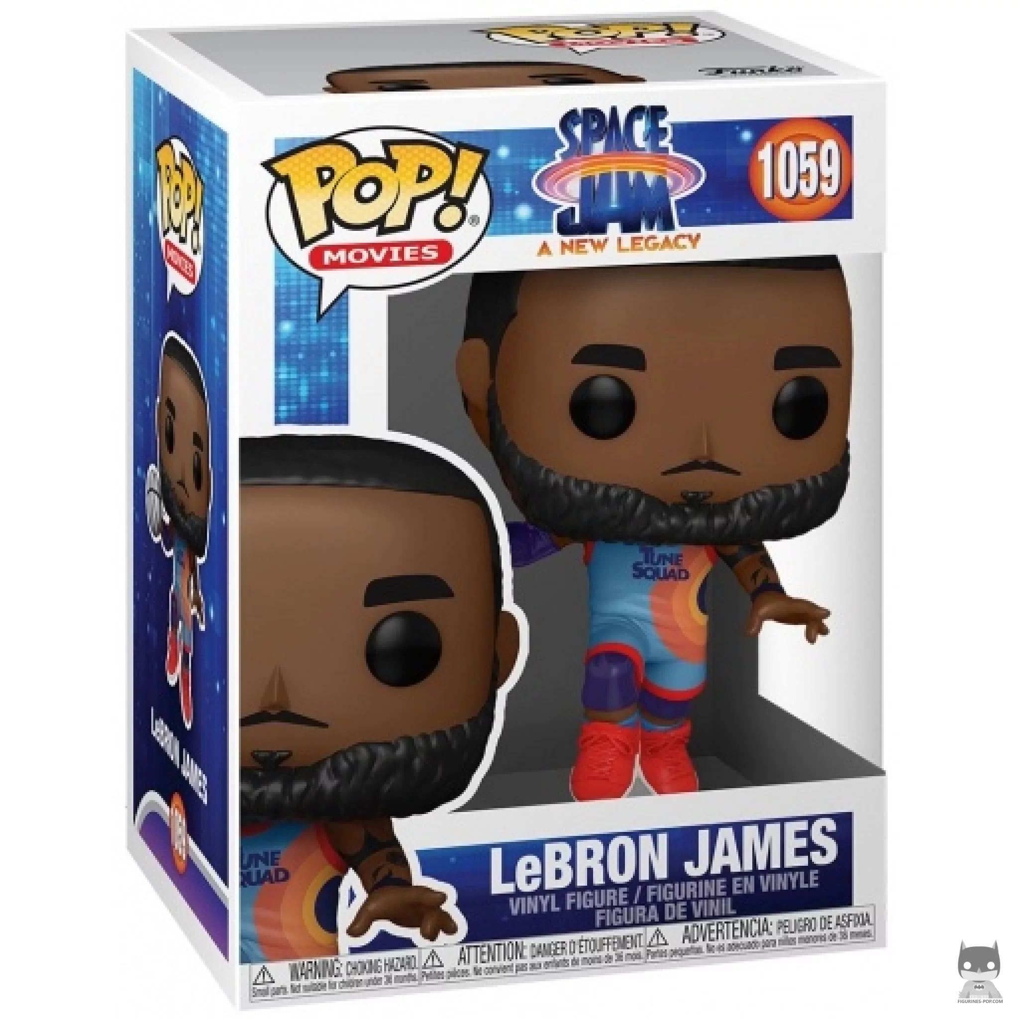 Figura Funko Pop! LeBron James en su caja