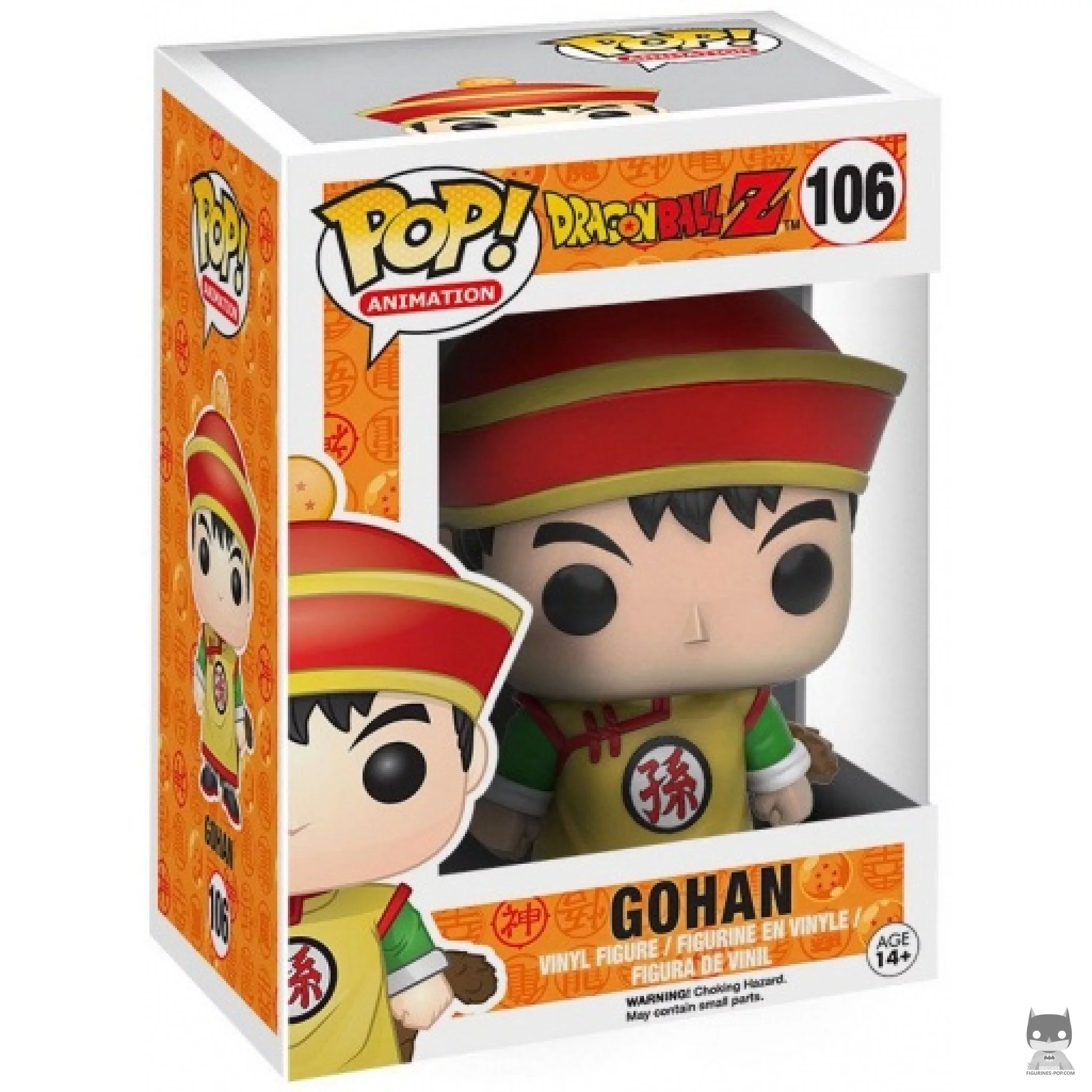 Figura Funko Pop! Gohan en su caja