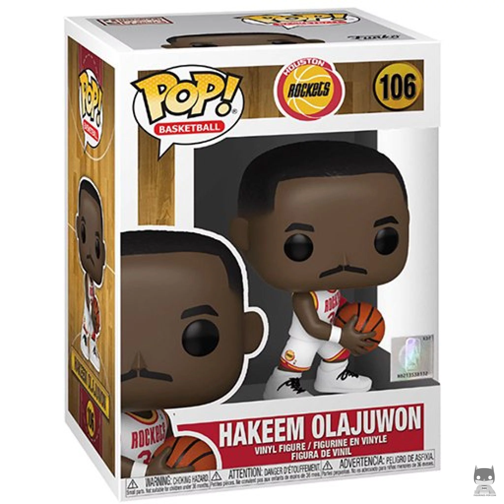 Figura Funko Pop! Hakeem Olajuwon en su caja