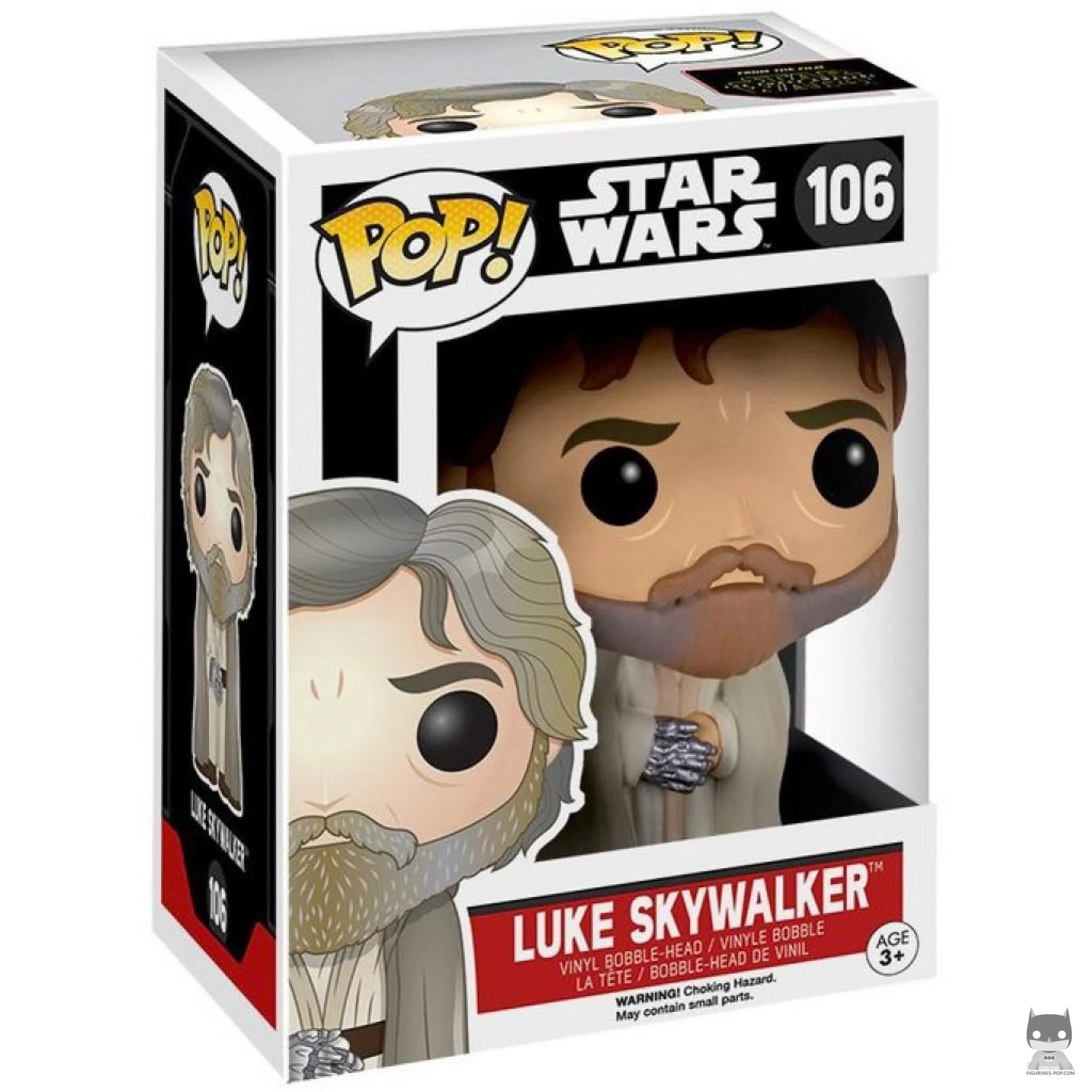 Figura Funko Pop! Luke Skywalker en su caja