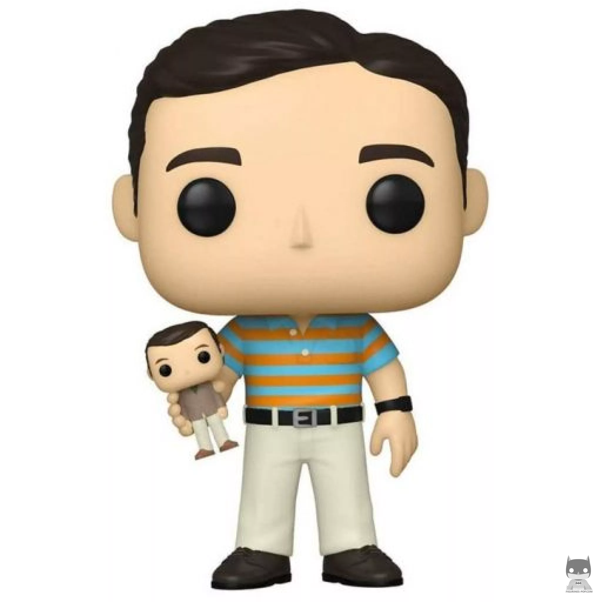 Figura Funko Pop! Andy sujetando a Oscar Goldman (Virgen a los 40)