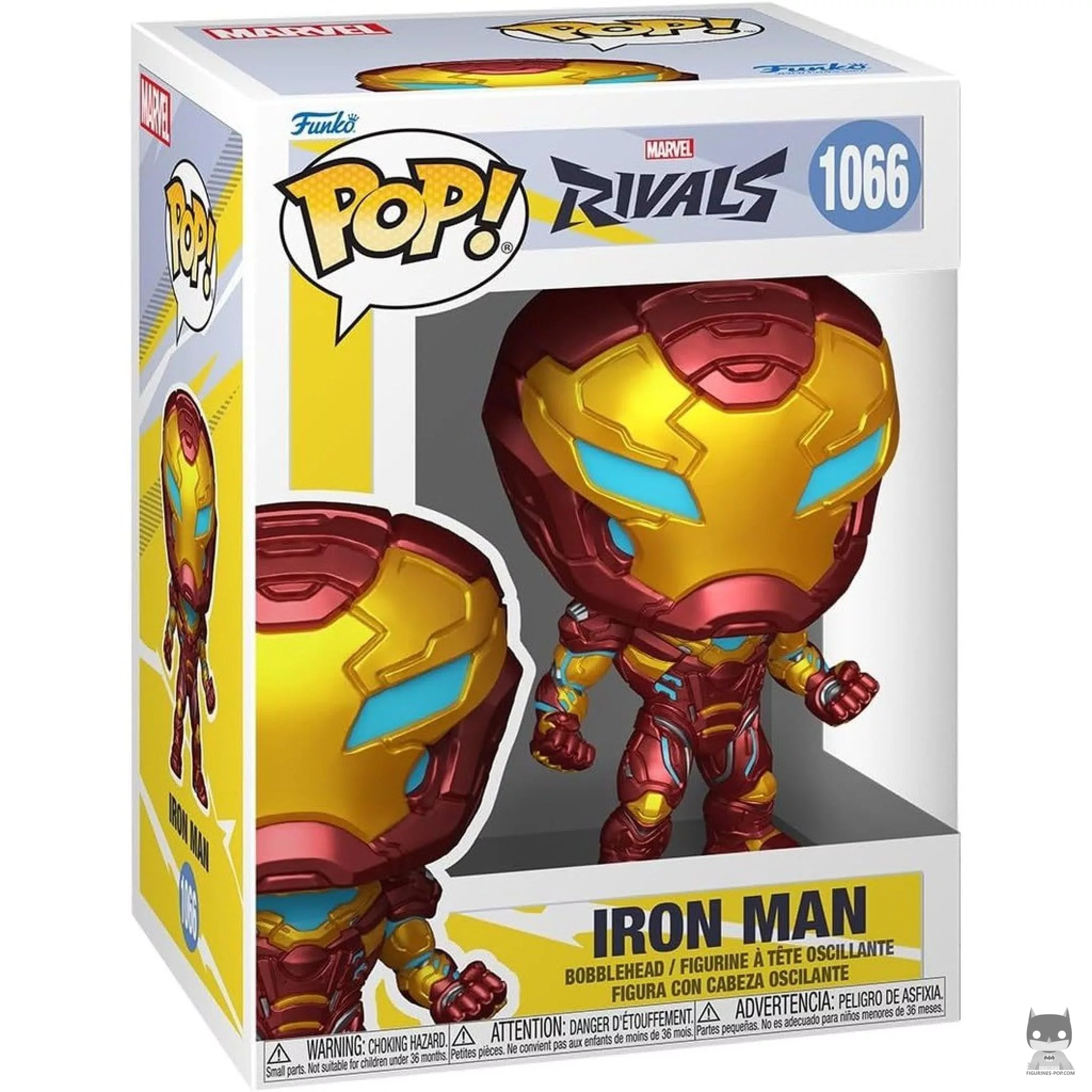 Figura Funko Pop! Iron Man en su caja