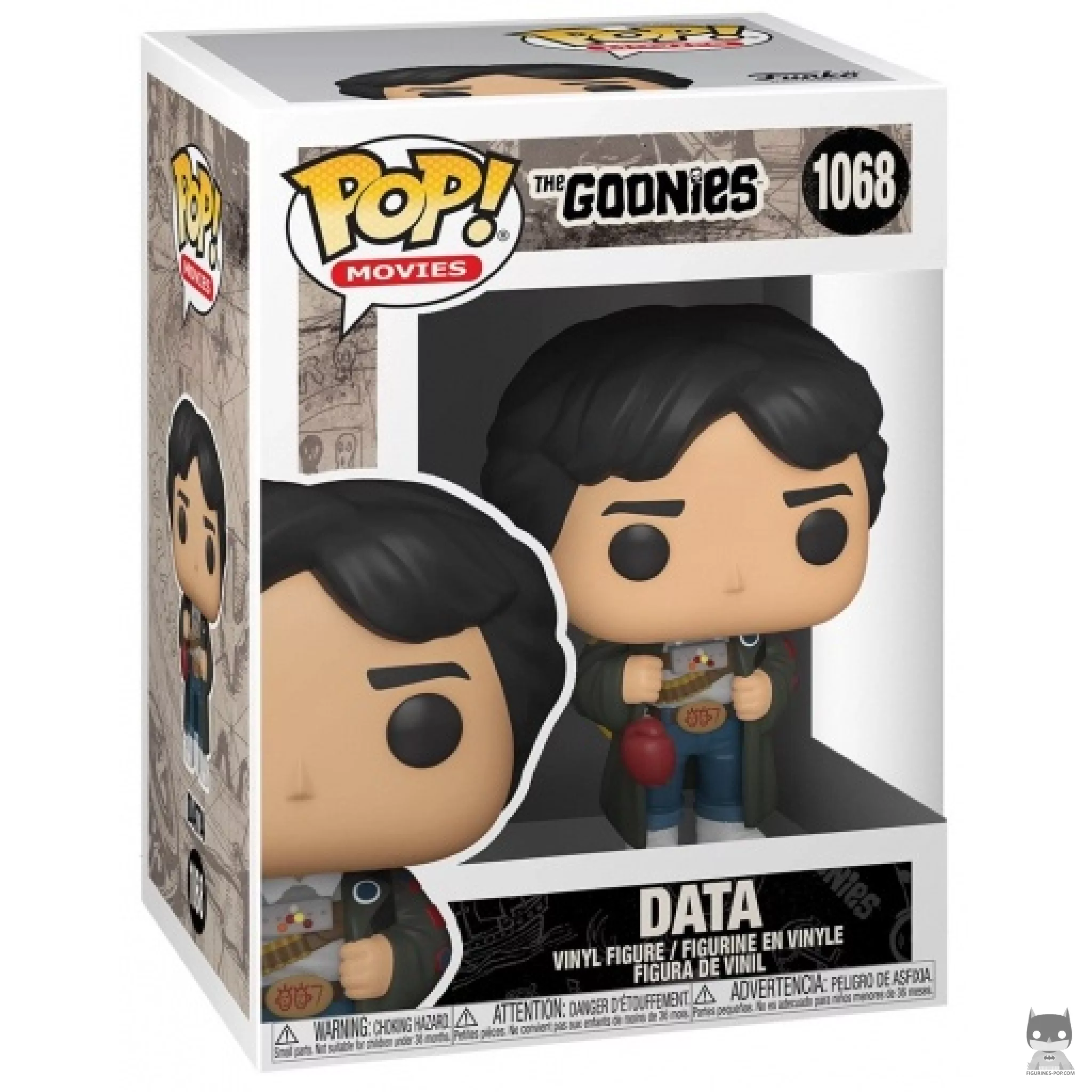 Figura Funko Pop! Data en su caja