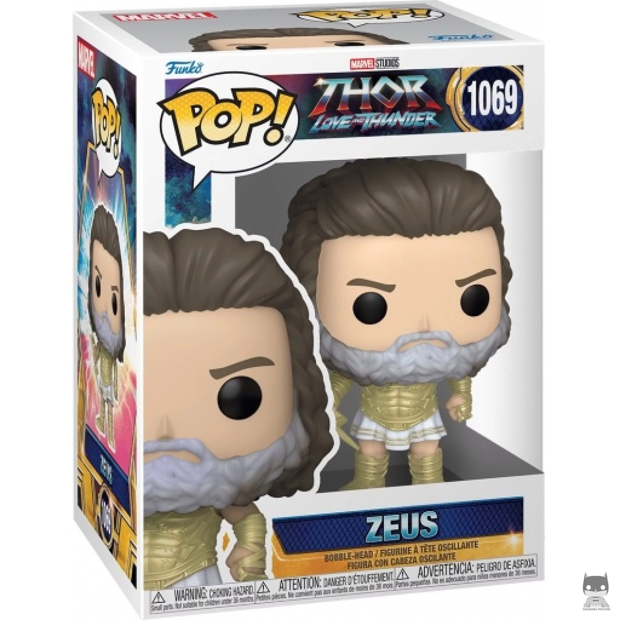 Figura Funko Pop! Zeus en su caja