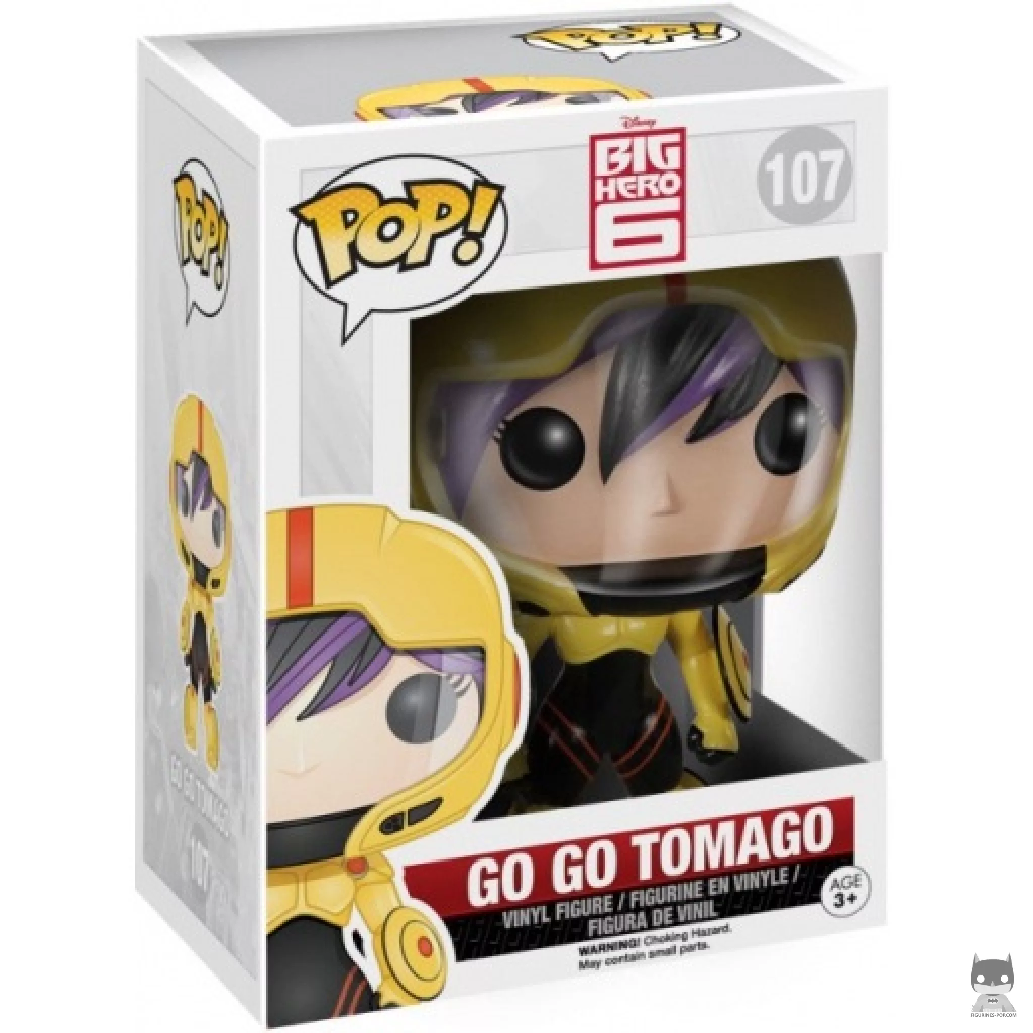 Figura Funko Pop! Go Go Tomago en su caja