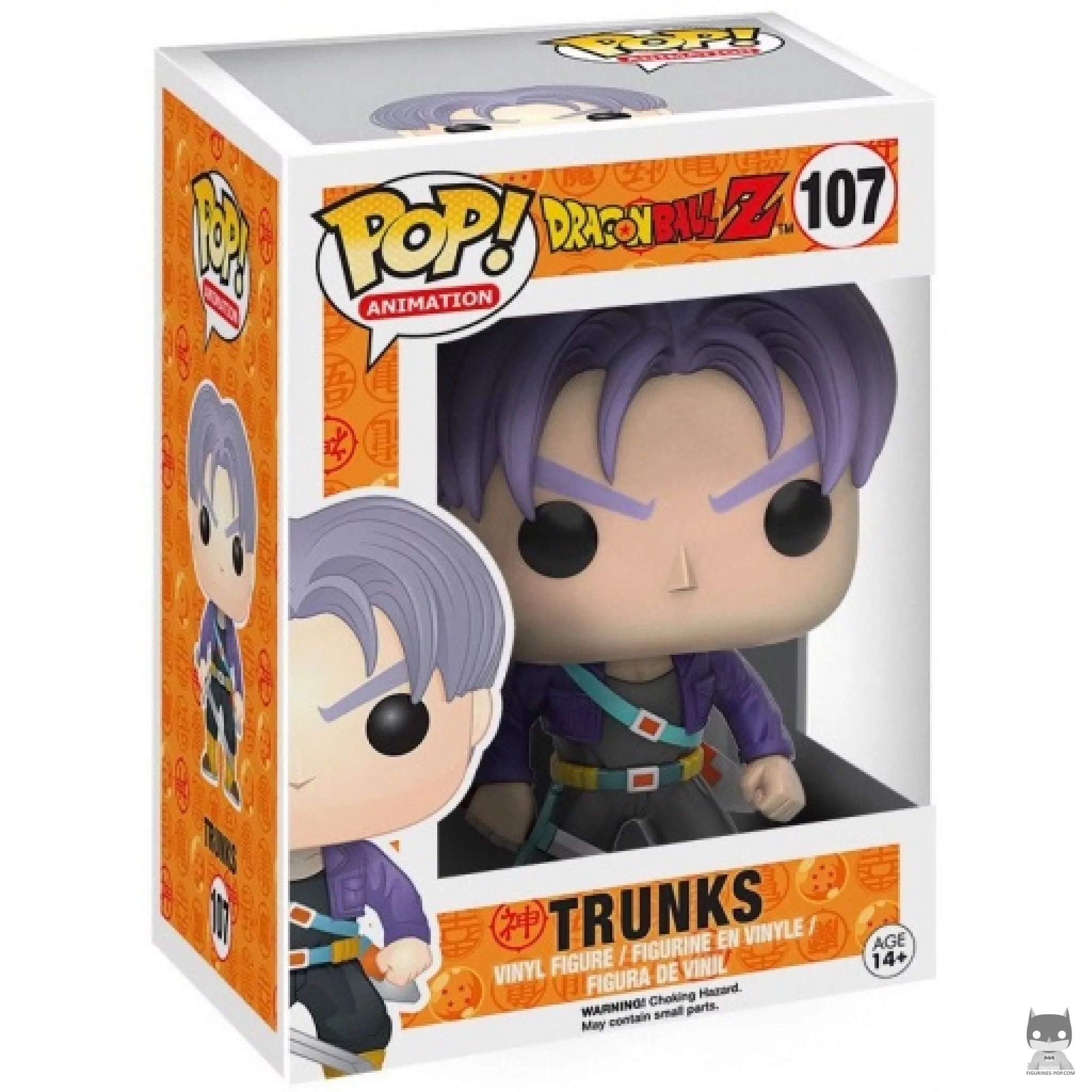 Figura Funko Pop! Trunks en su caja