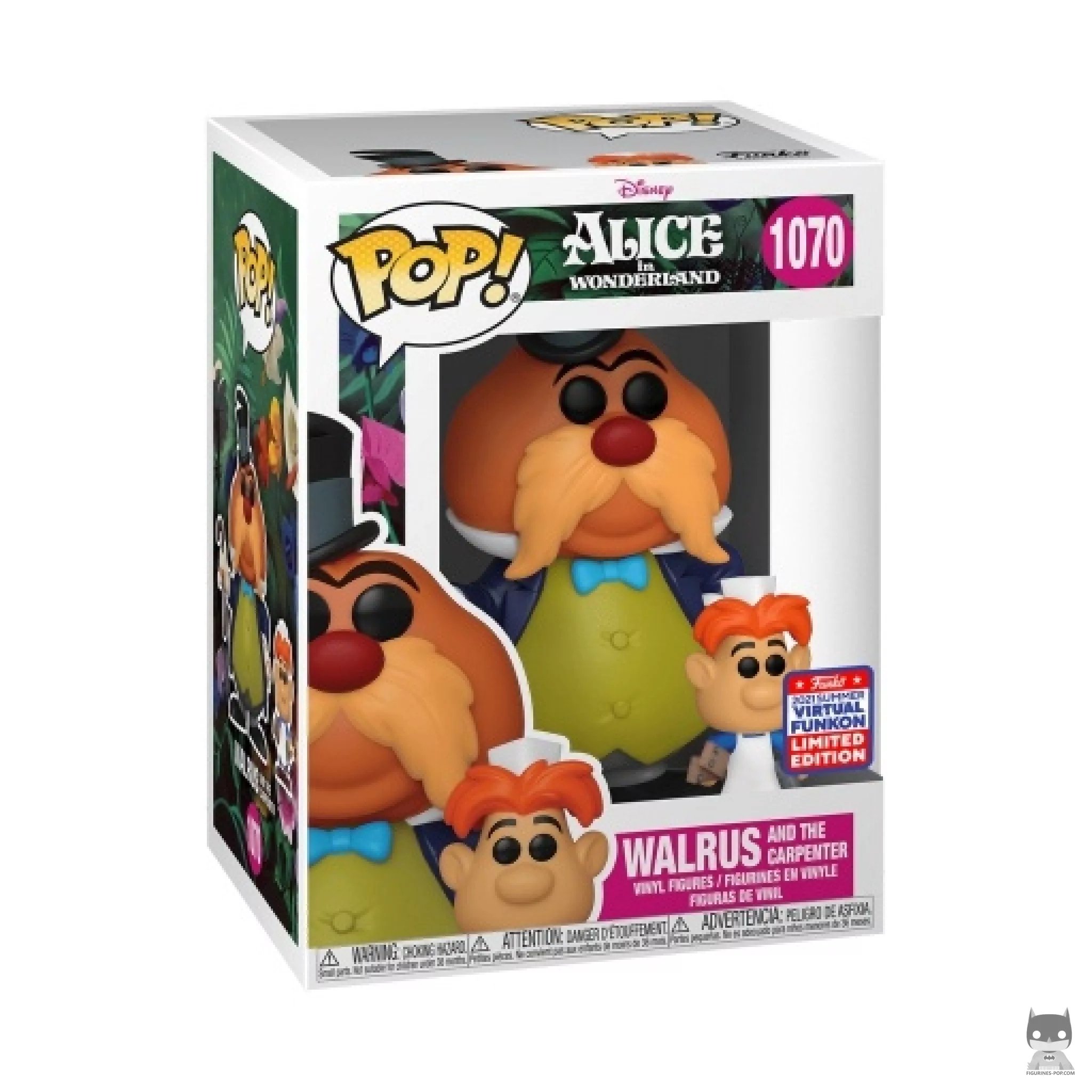 Figura Funko Pop! La Morsa y el Carpintero en su caja