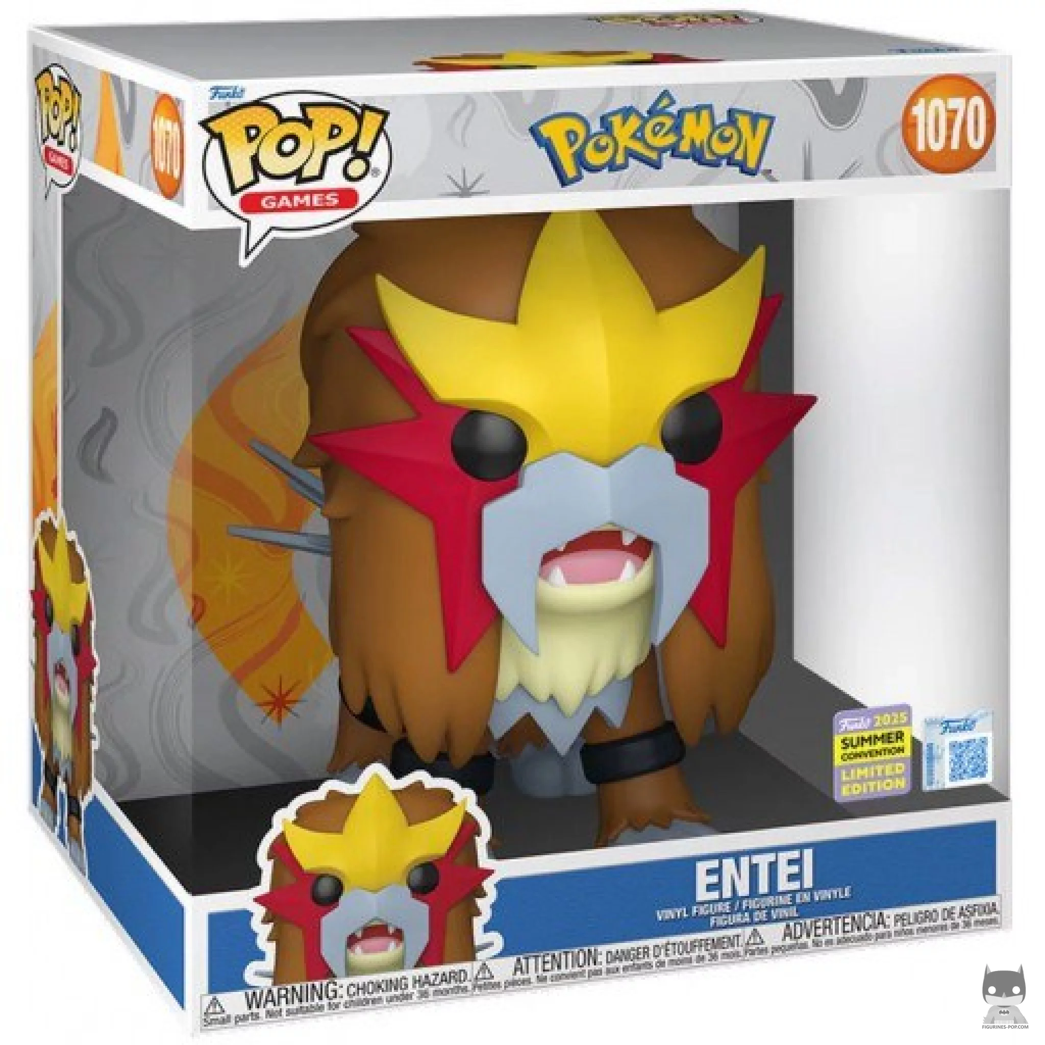 Figura Funko Pop! Entei (Supersized) en su caja