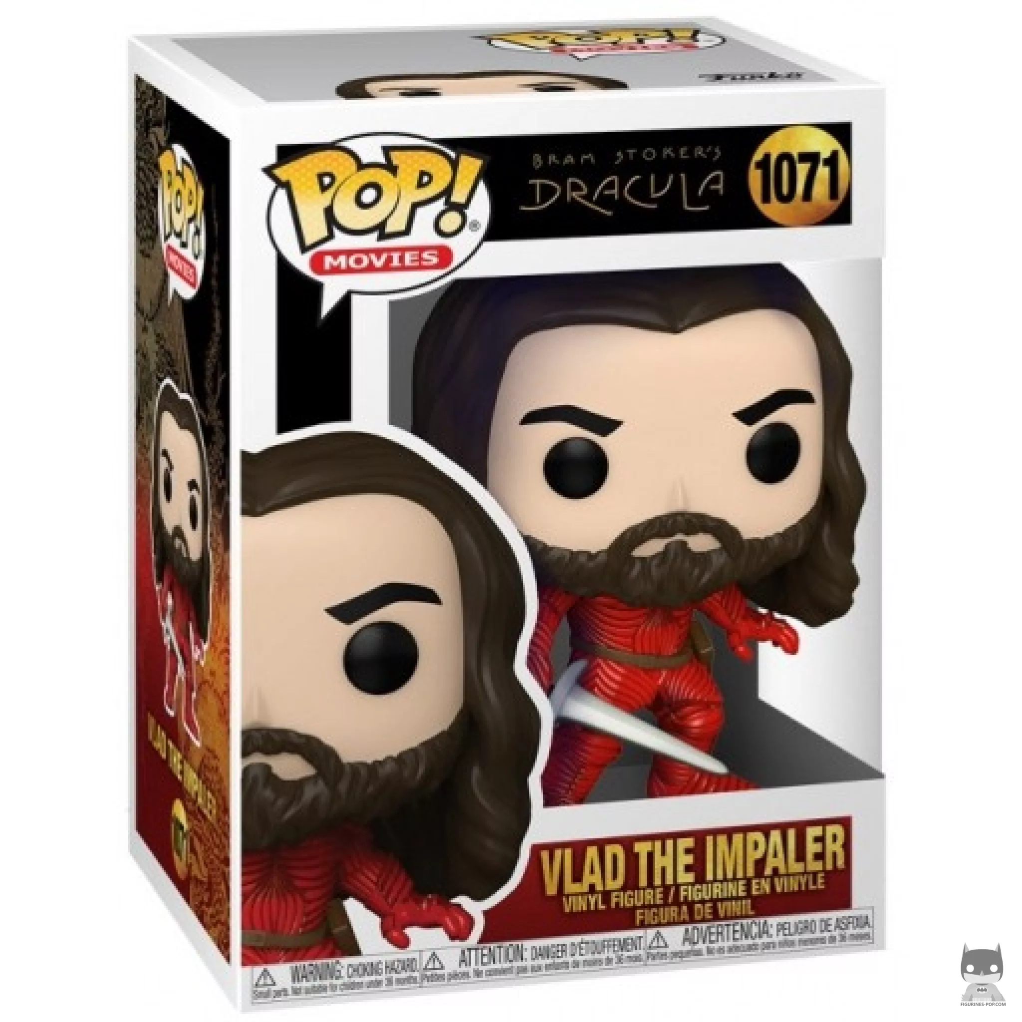 Figura Funko Pop! Vlad el Empalador en su caja