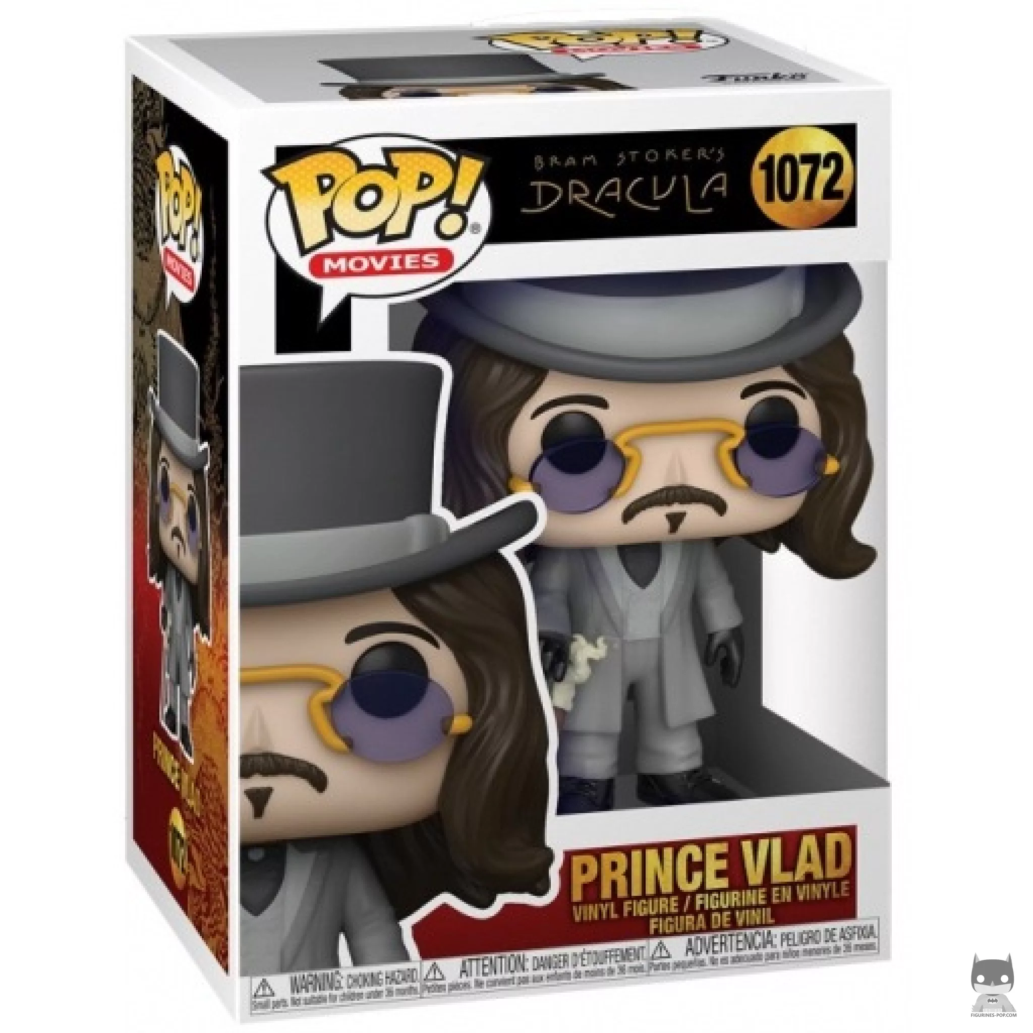 Figura Funko Pop! Príncipe Vlad en su caja