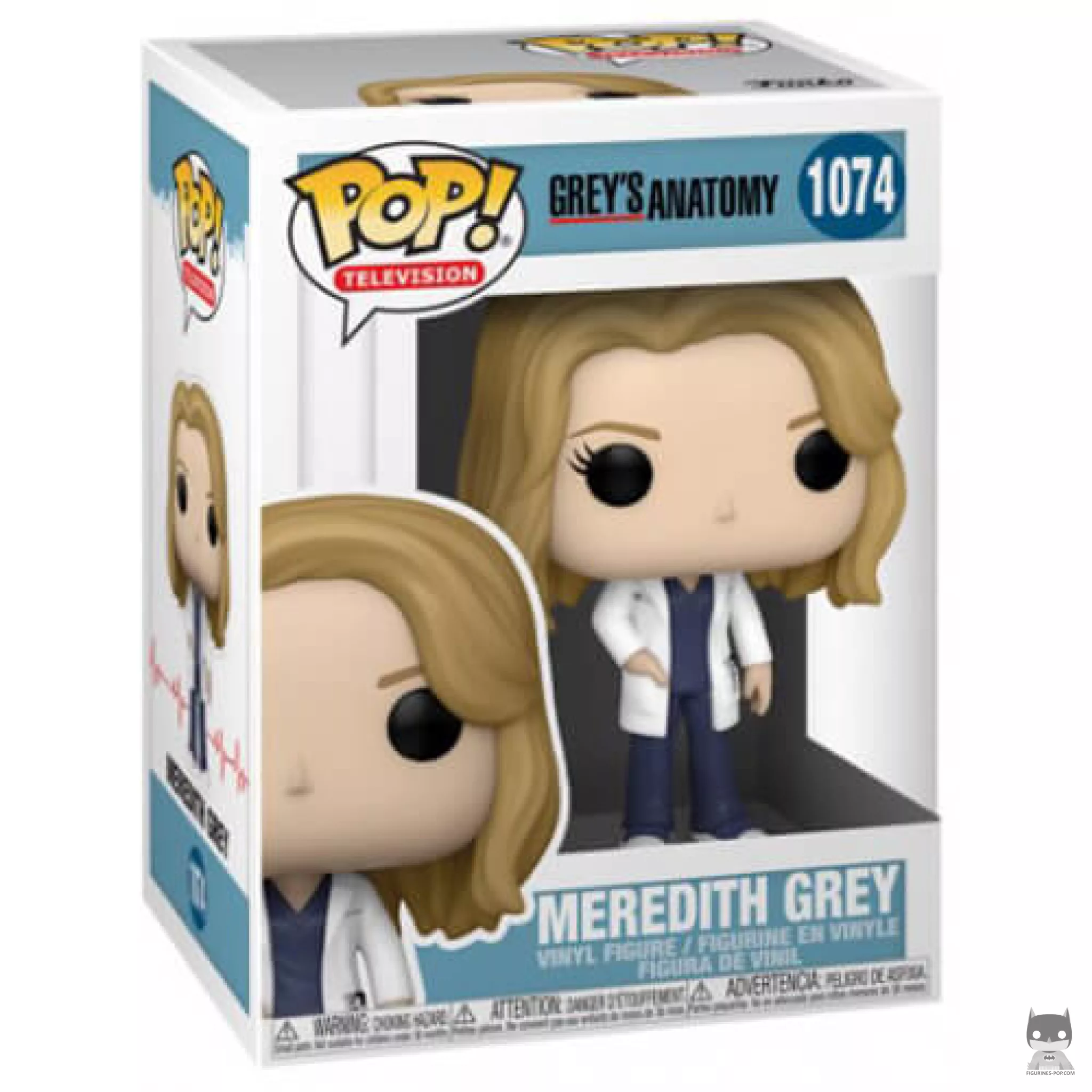 Figura Funko Pop! Meredith Grey en su caja