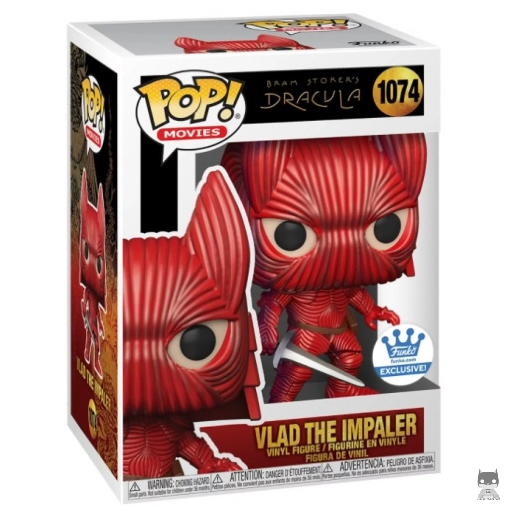 Figura Funko Pop! Vlad el Empalador con casco en su caja