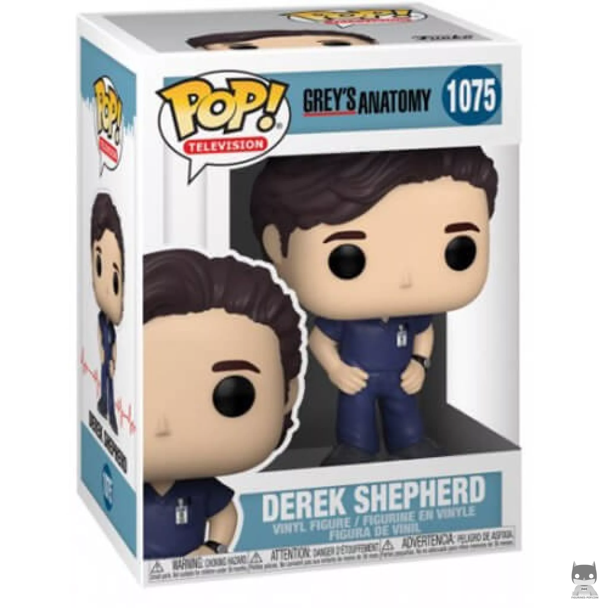 Figura Funko Pop! Derek Shepherd en su caja