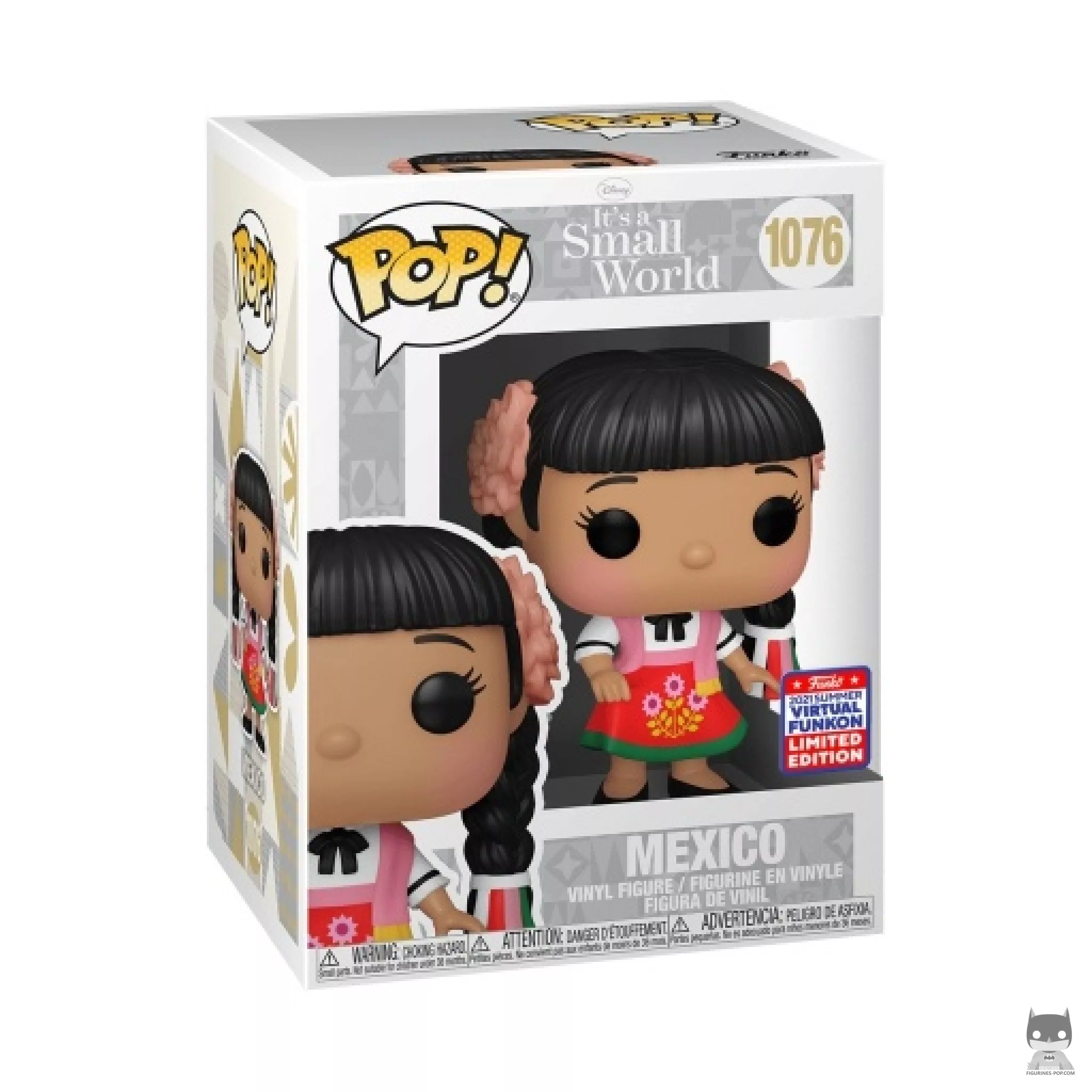Figura Funko Pop! México en su caja