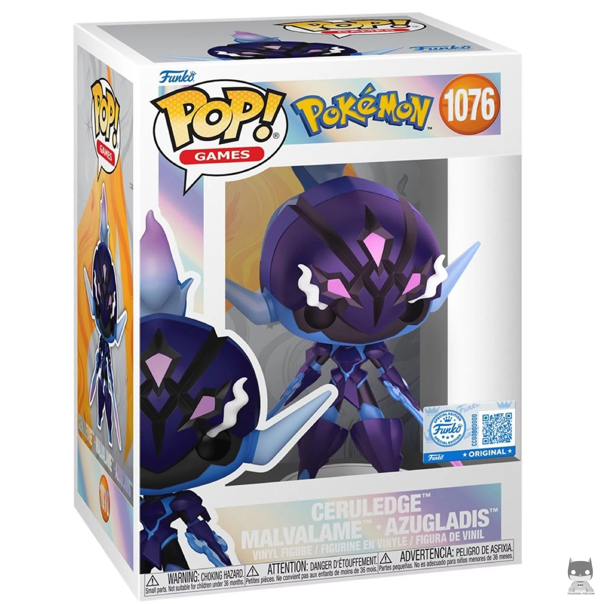 Figura Funko Pop! Ceruledge (Perlado) en su caja