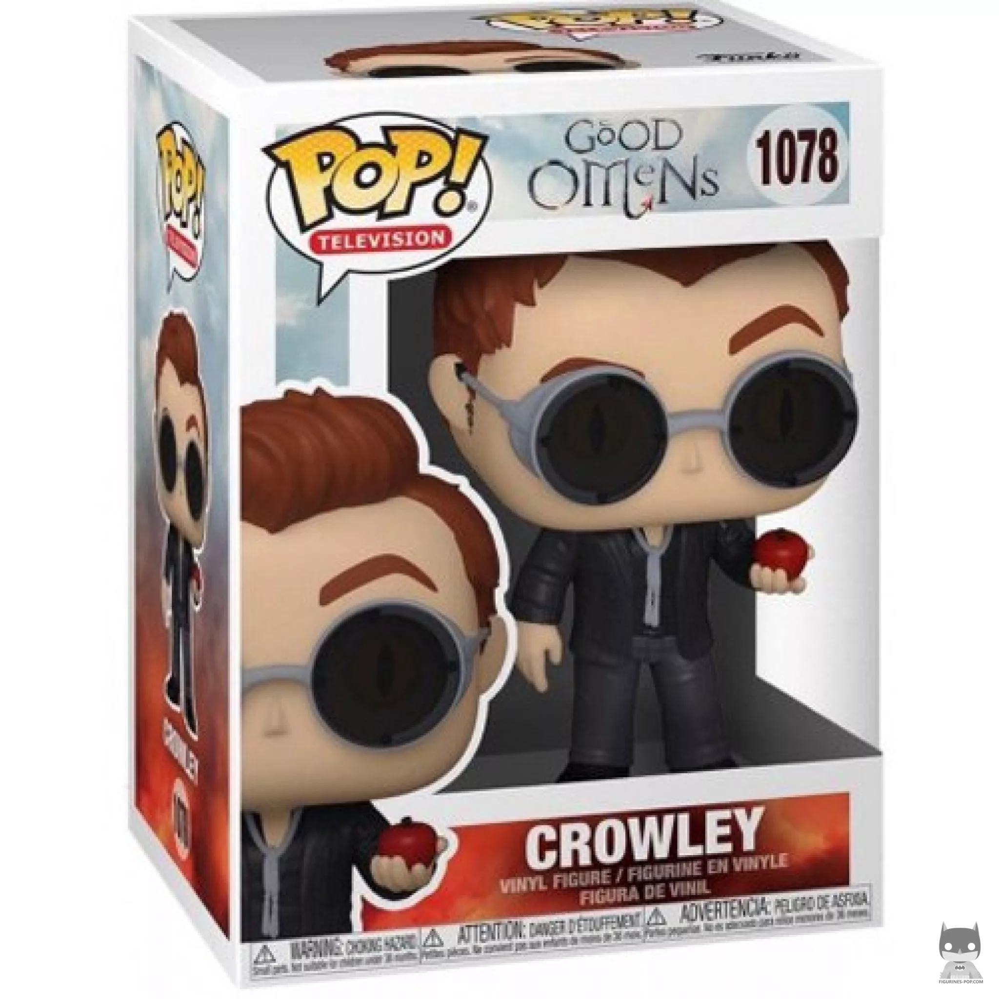Figura Funko Pop! Crowley en su caja
