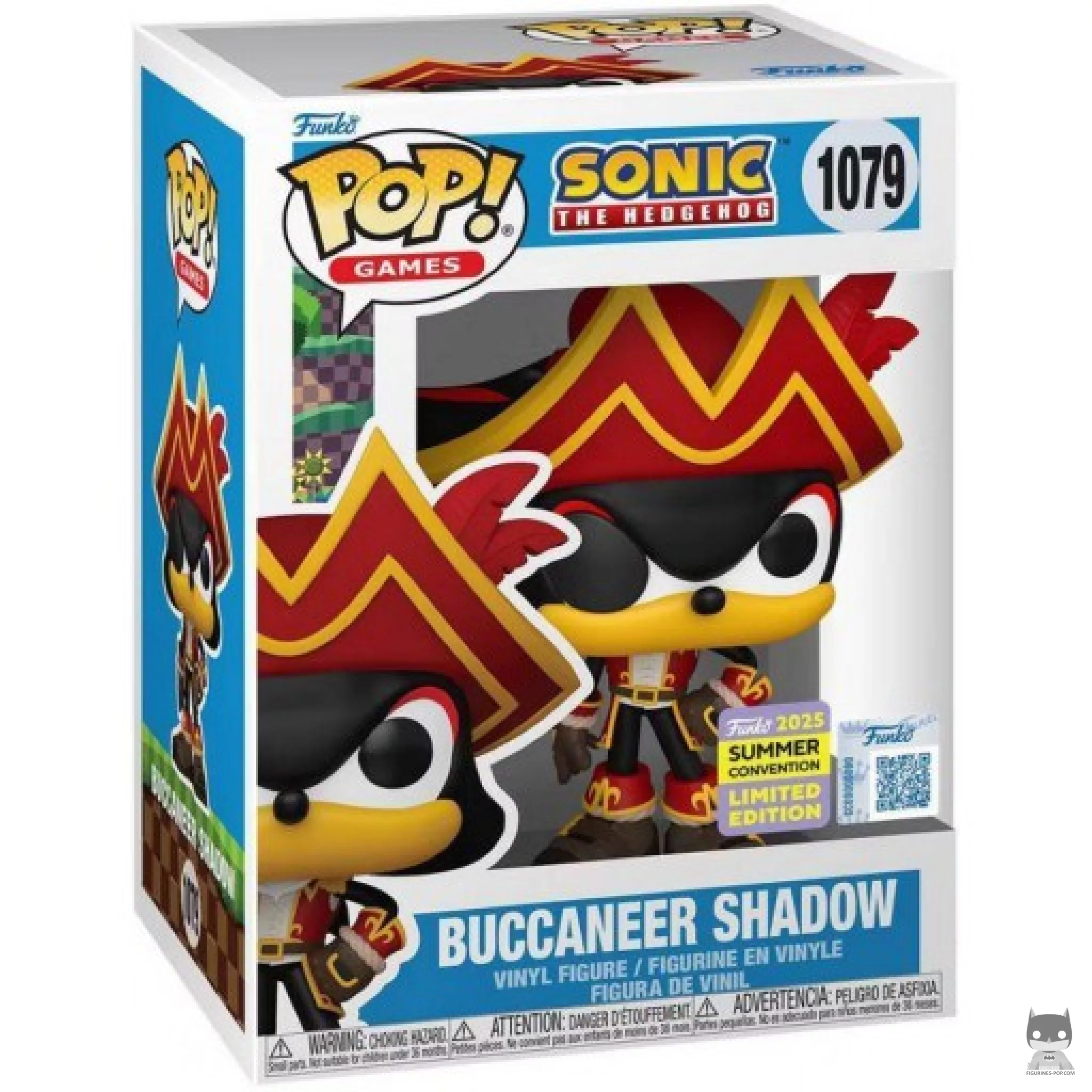 Figura Funko Pop! Shadow bucanero en su caja