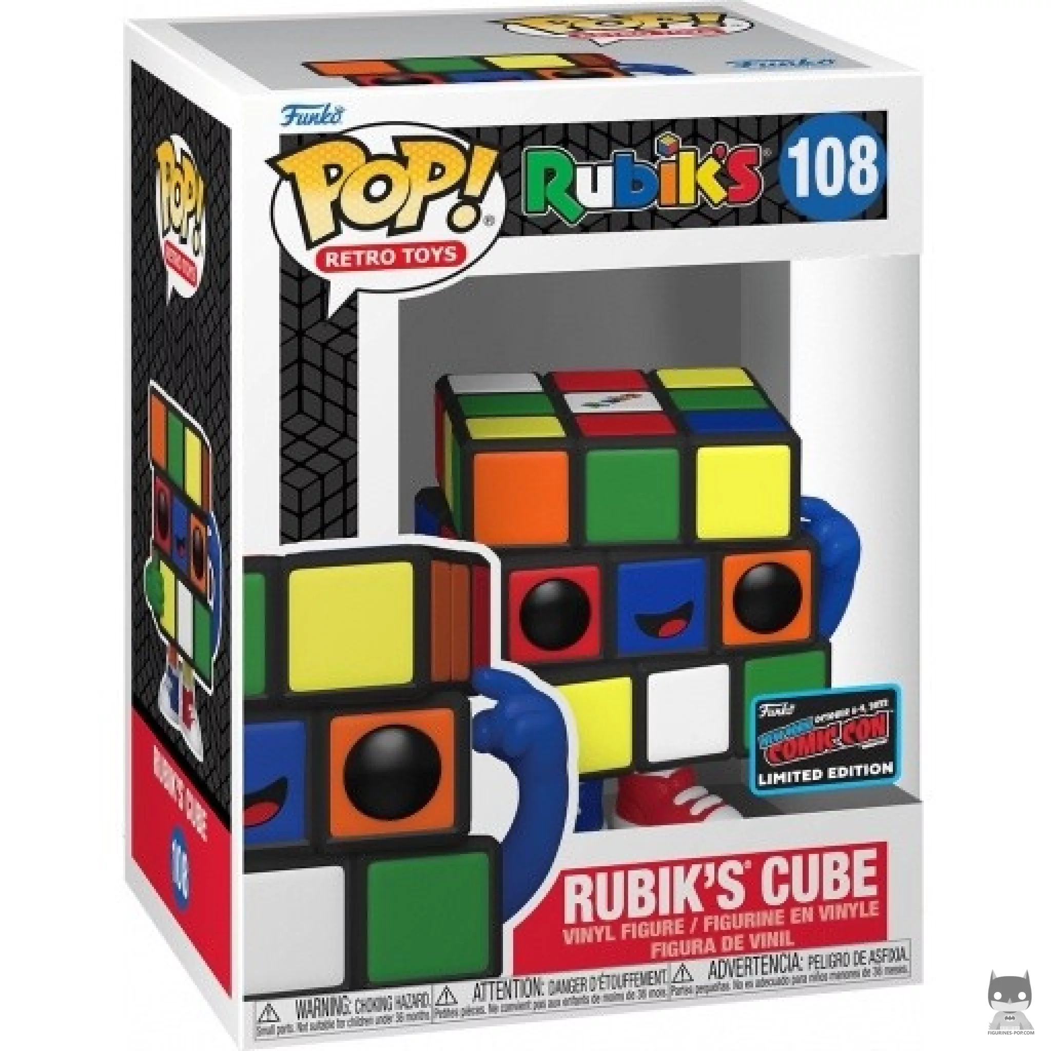 Figura Funko Pop! Cubo de Rubik en su caja