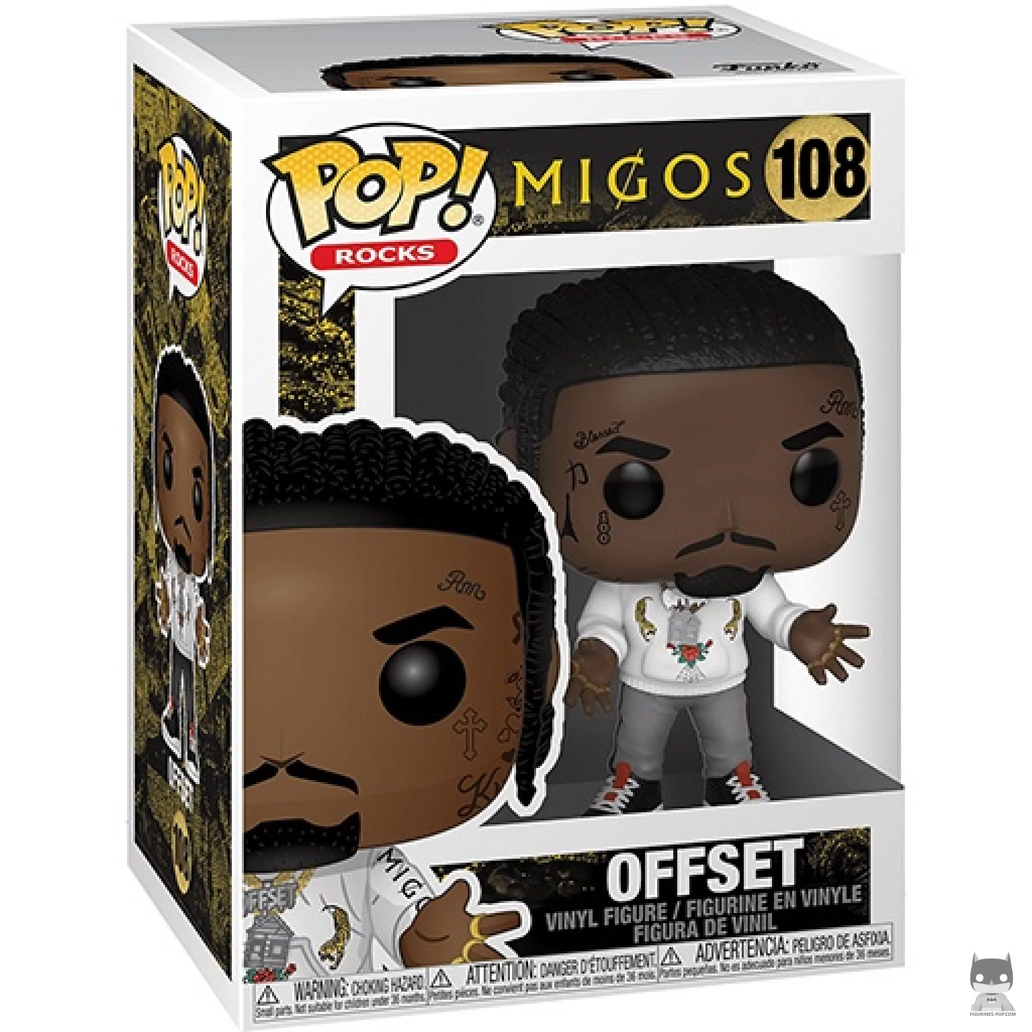 Figura Funko Pop! Offset en su caja