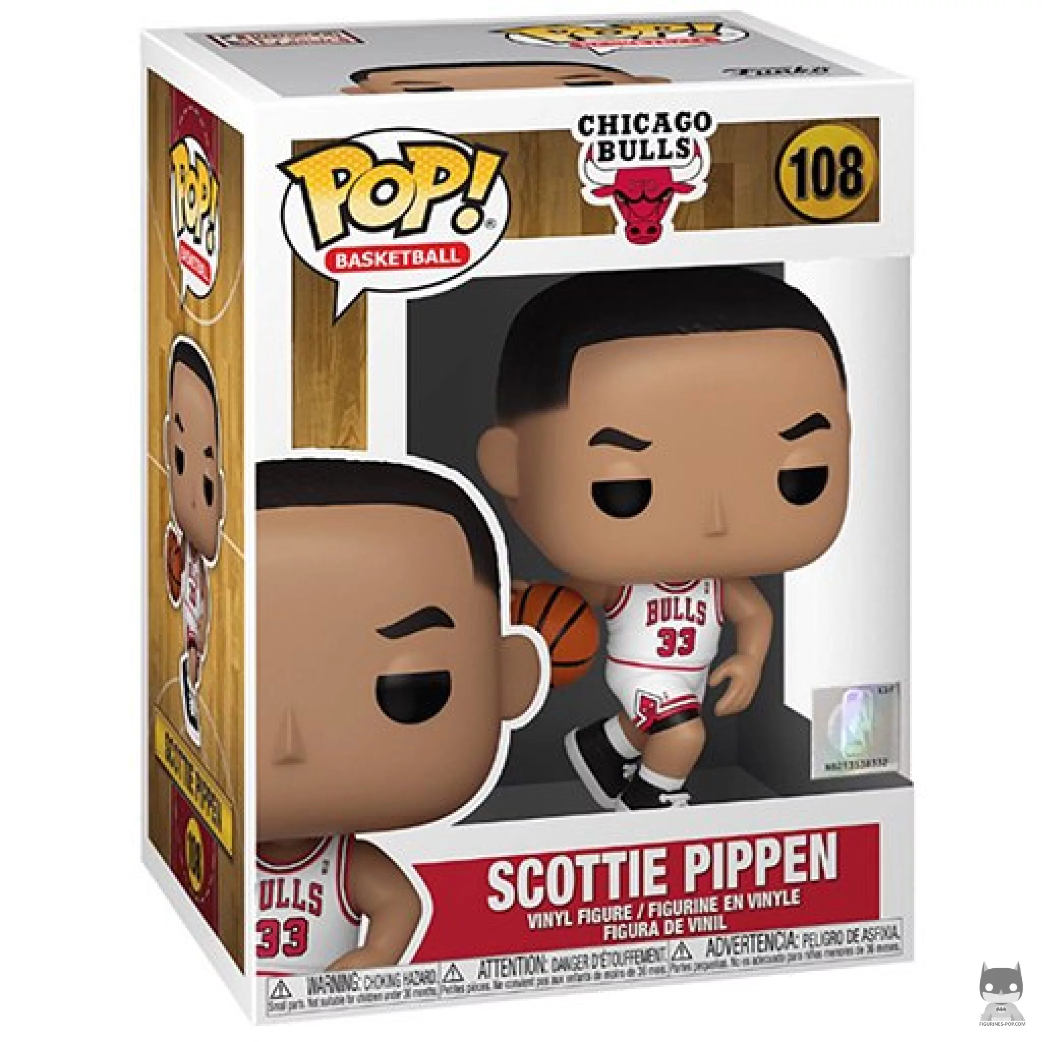 Figura Funko Pop! Scottie Pippen en su caja