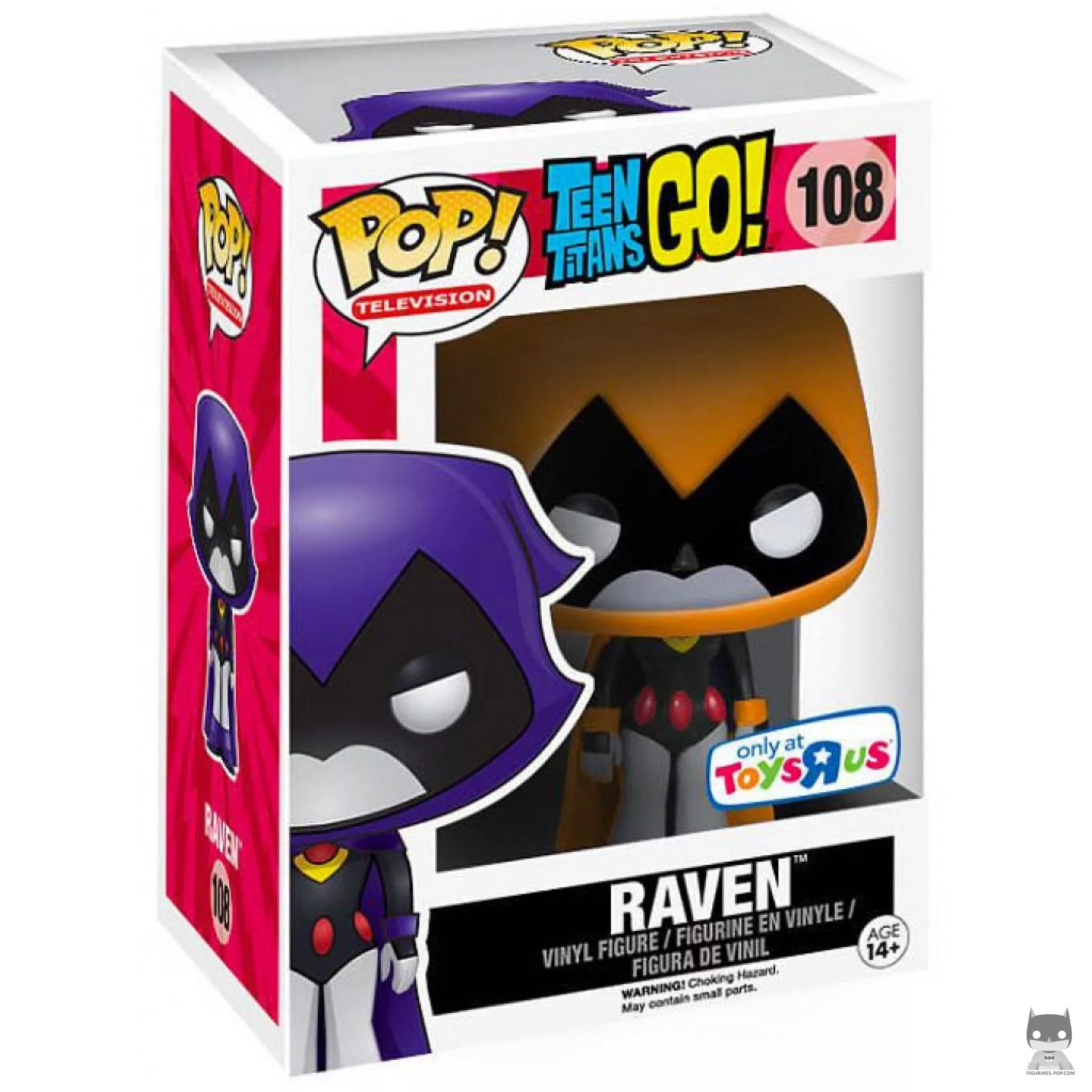 Figura Funko Pop! Raven (Naranja) en su caja