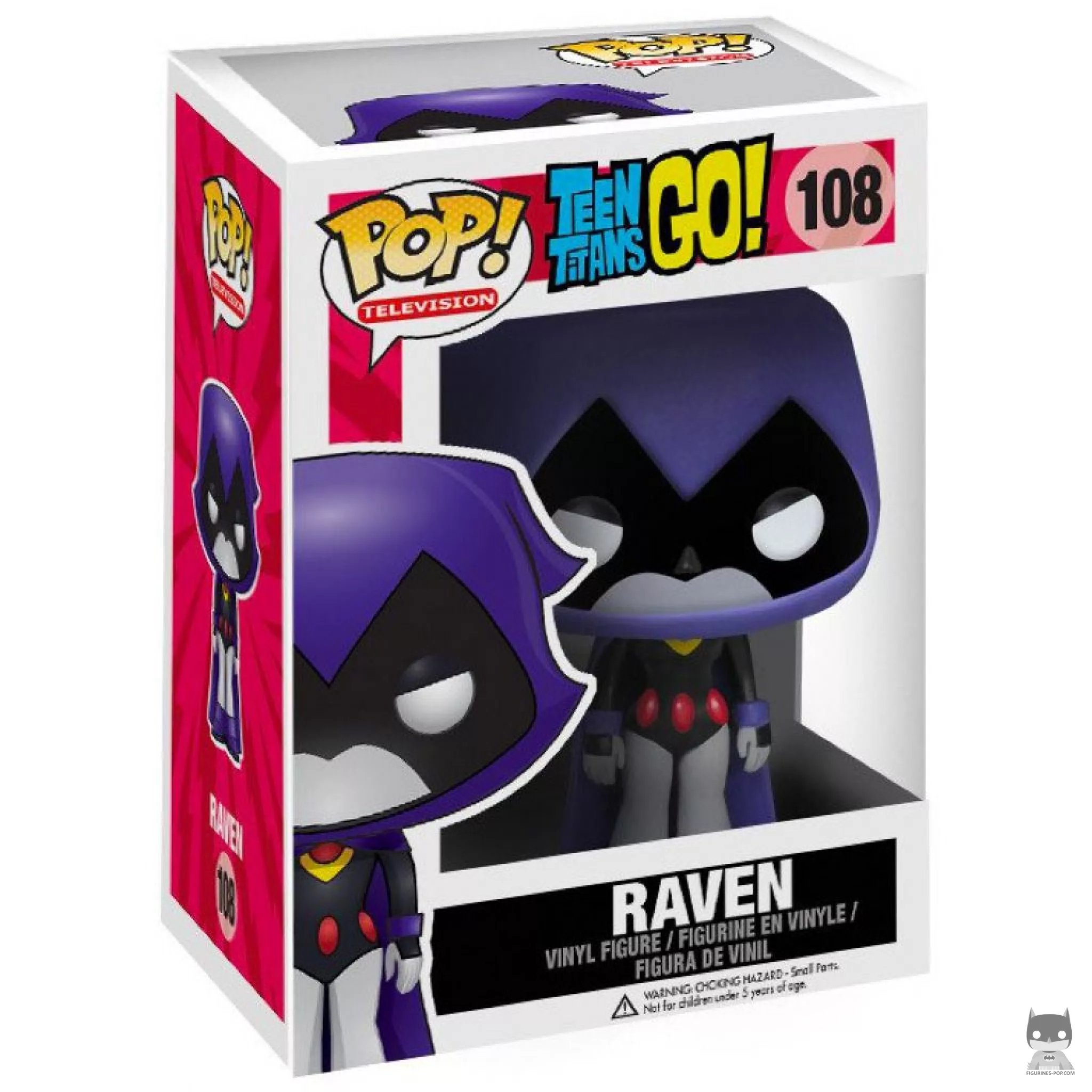 Figura Funko Pop! Raven en su caja