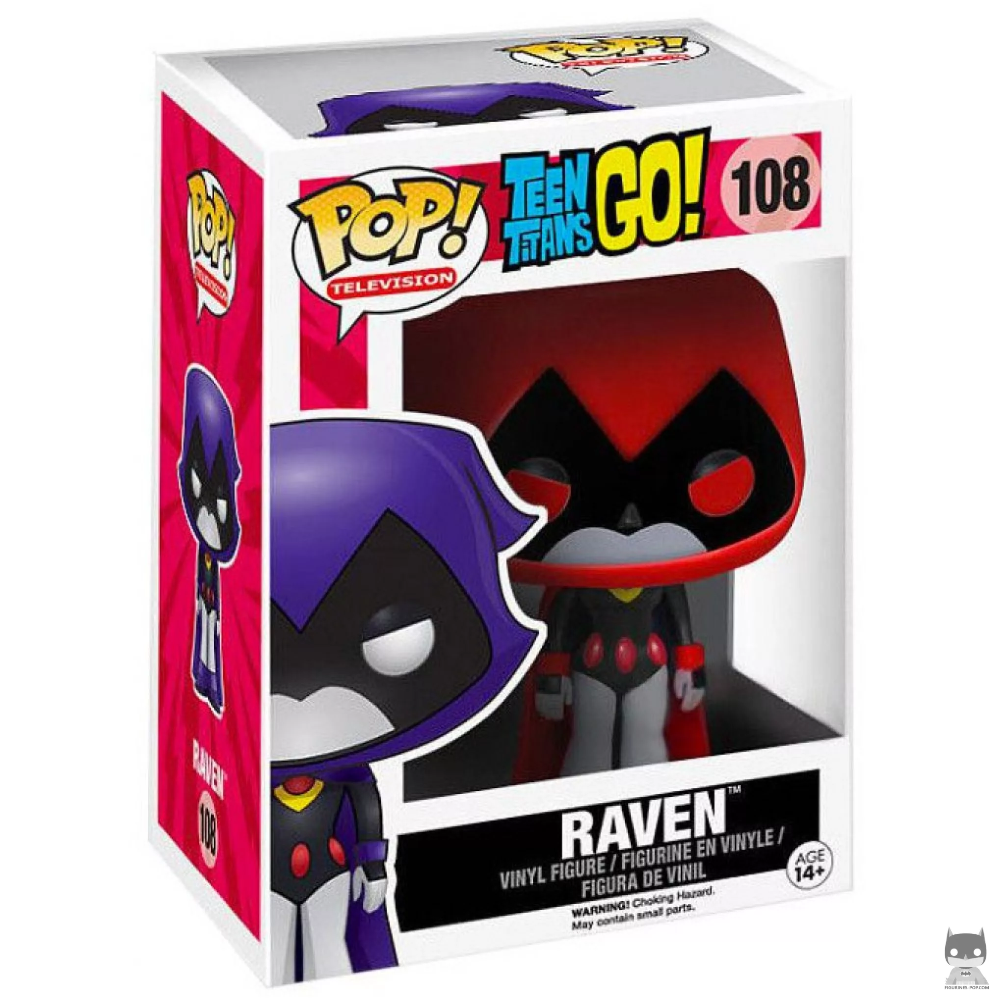 Figura Funko Pop! Raven (Rojo) en su caja