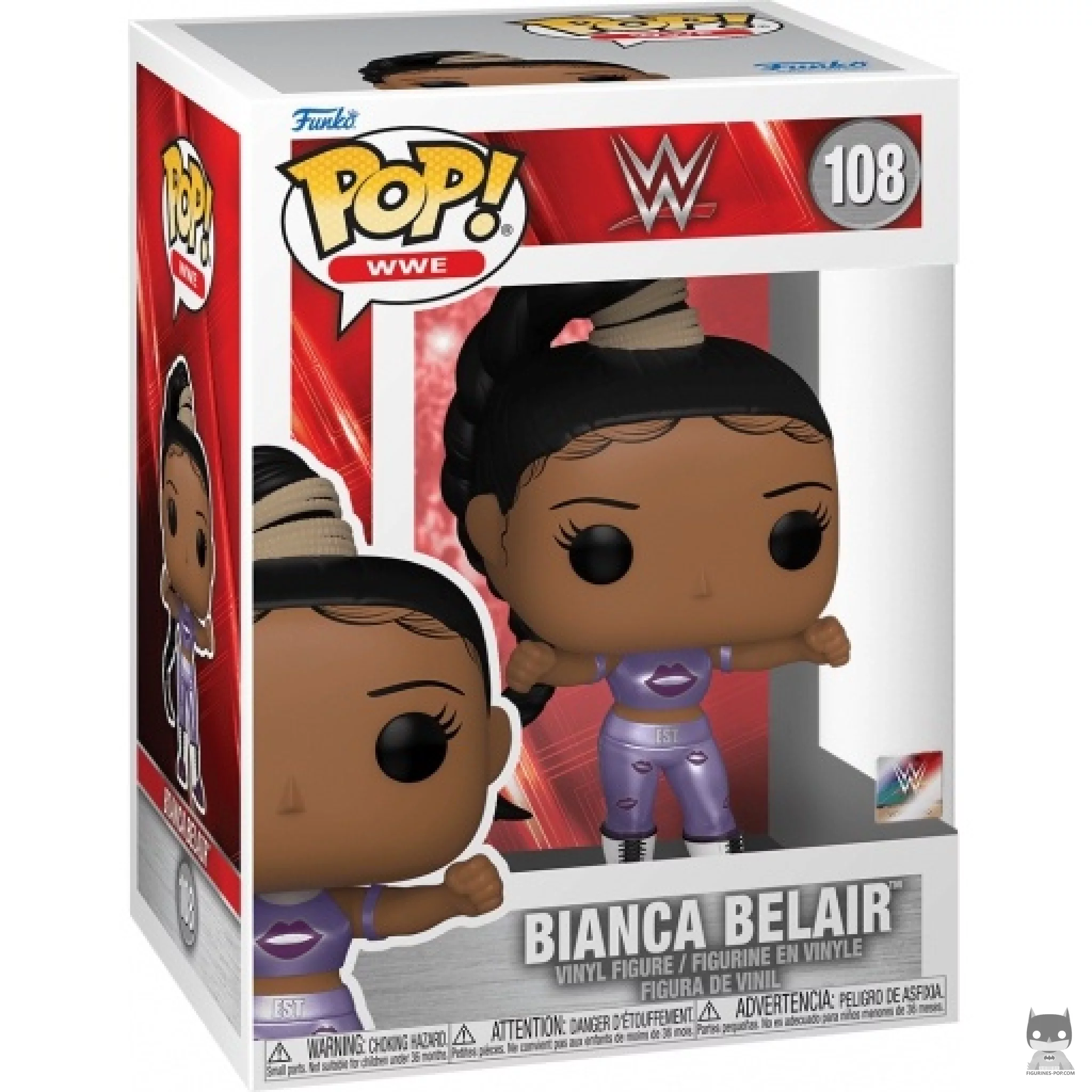 Figura Funko Pop! Bianca Belair en su caja