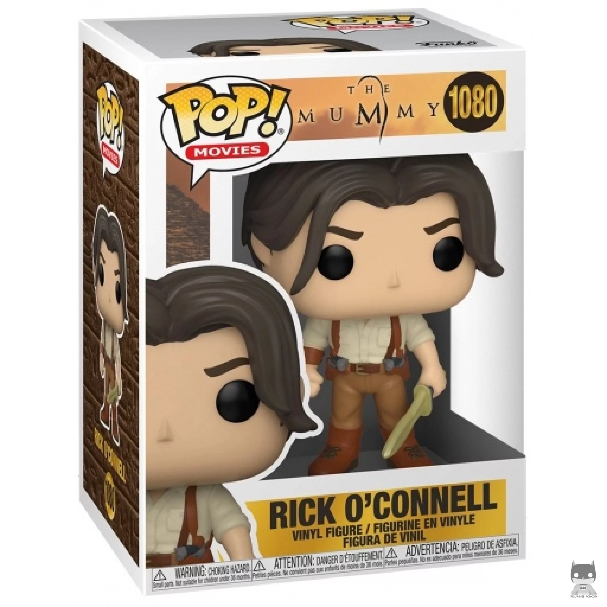 Figura Funko Pop! Rick O'Connell en su caja