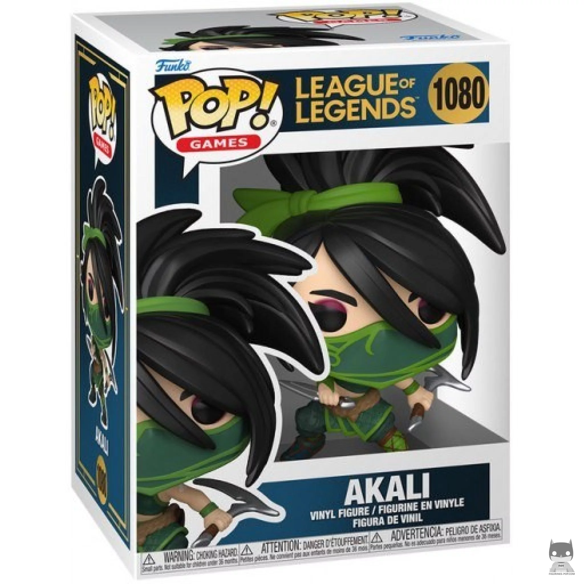 Figura Funko Pop! Akali en su caja