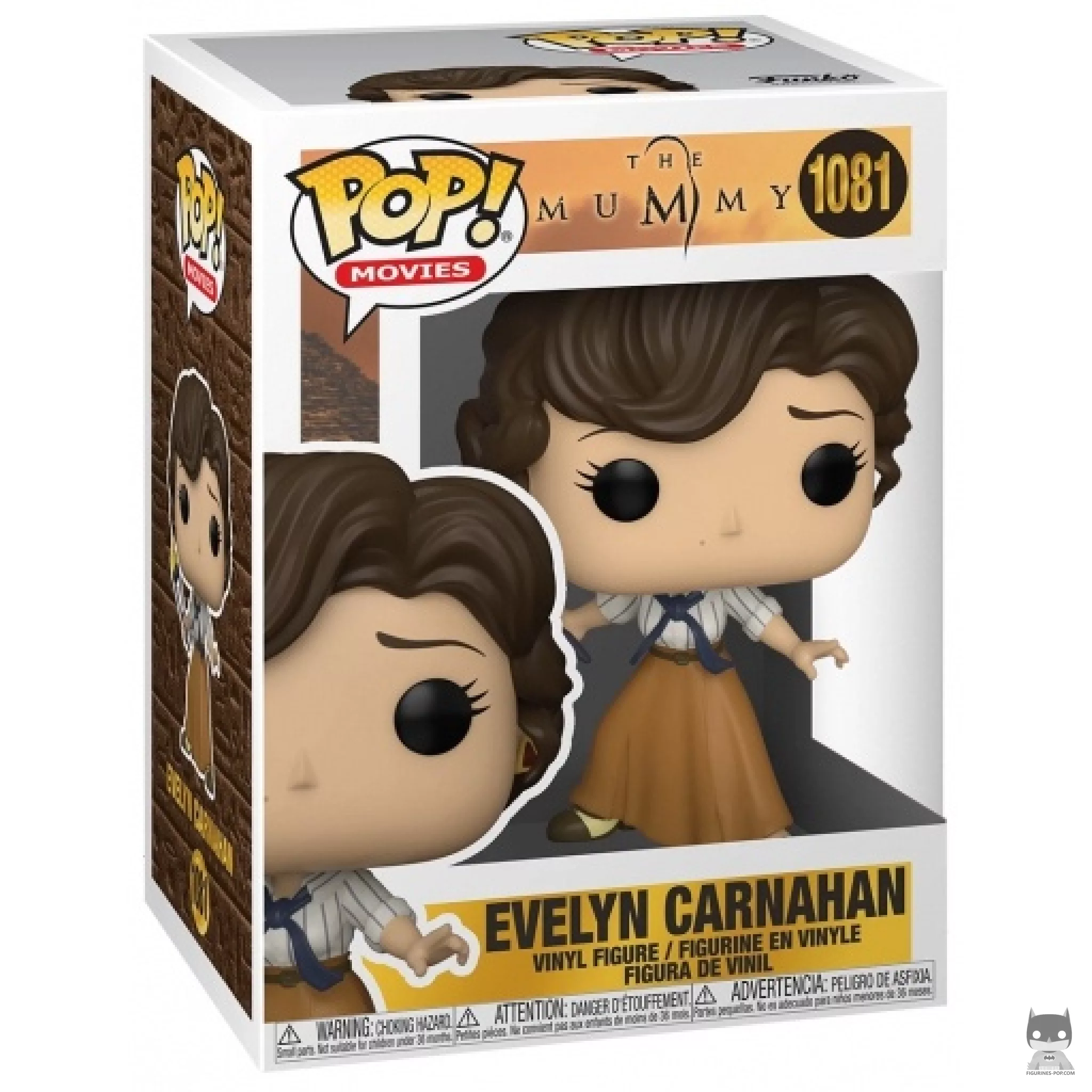 Figura Funko Pop! Evelyn Carnahan en su caja