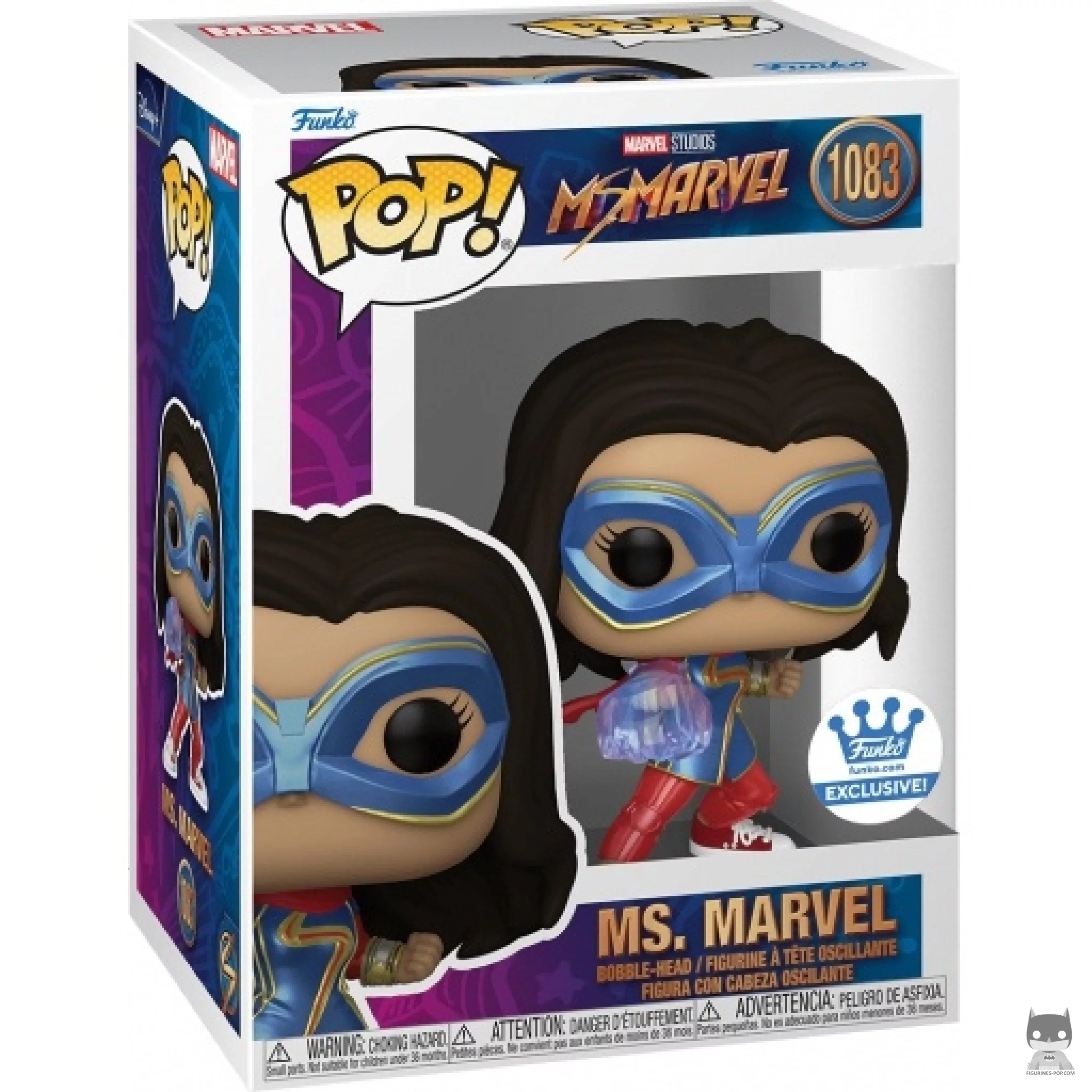 Figura Funko Pop! Ms. Marvel en su caja