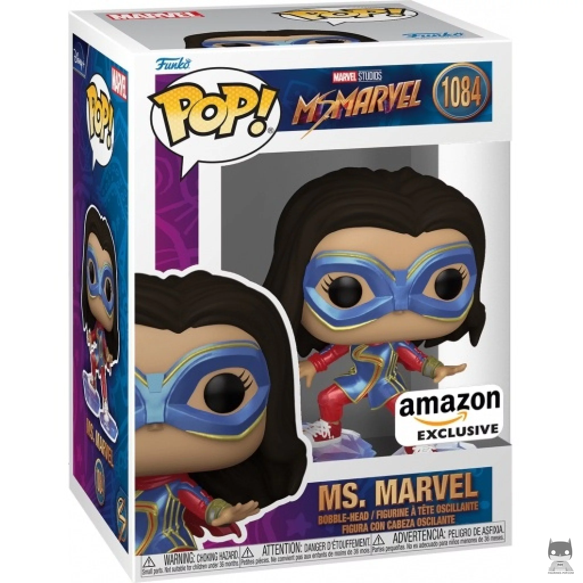 Figura Funko Pop! Ms. Marvel en su caja
