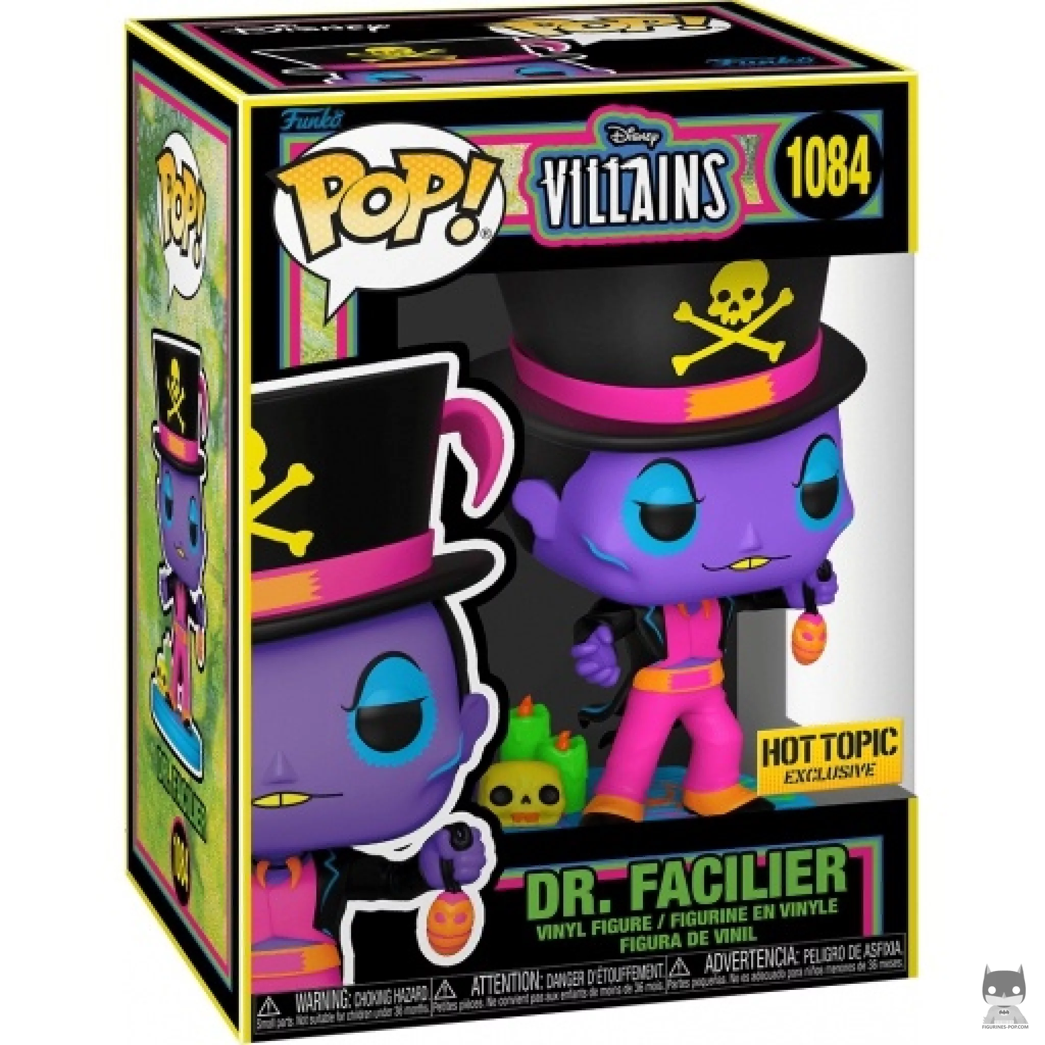 Figura Funko Pop! Dr. Facilier (Luz negra) en su caja