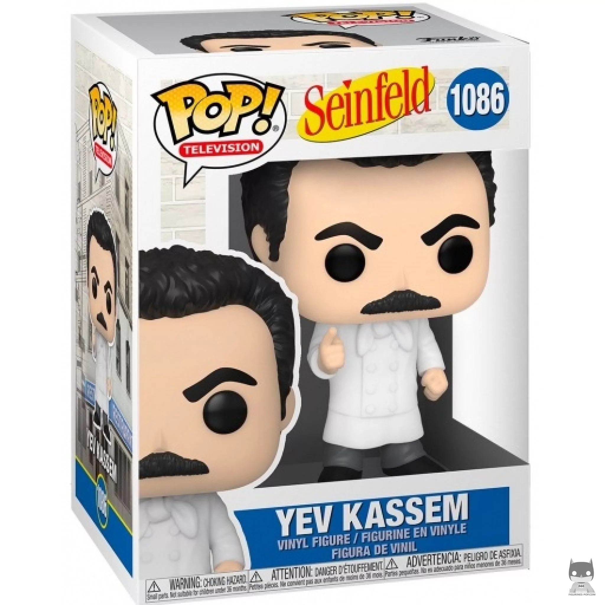 Figura Funko Pop! Yev Kassem en su caja