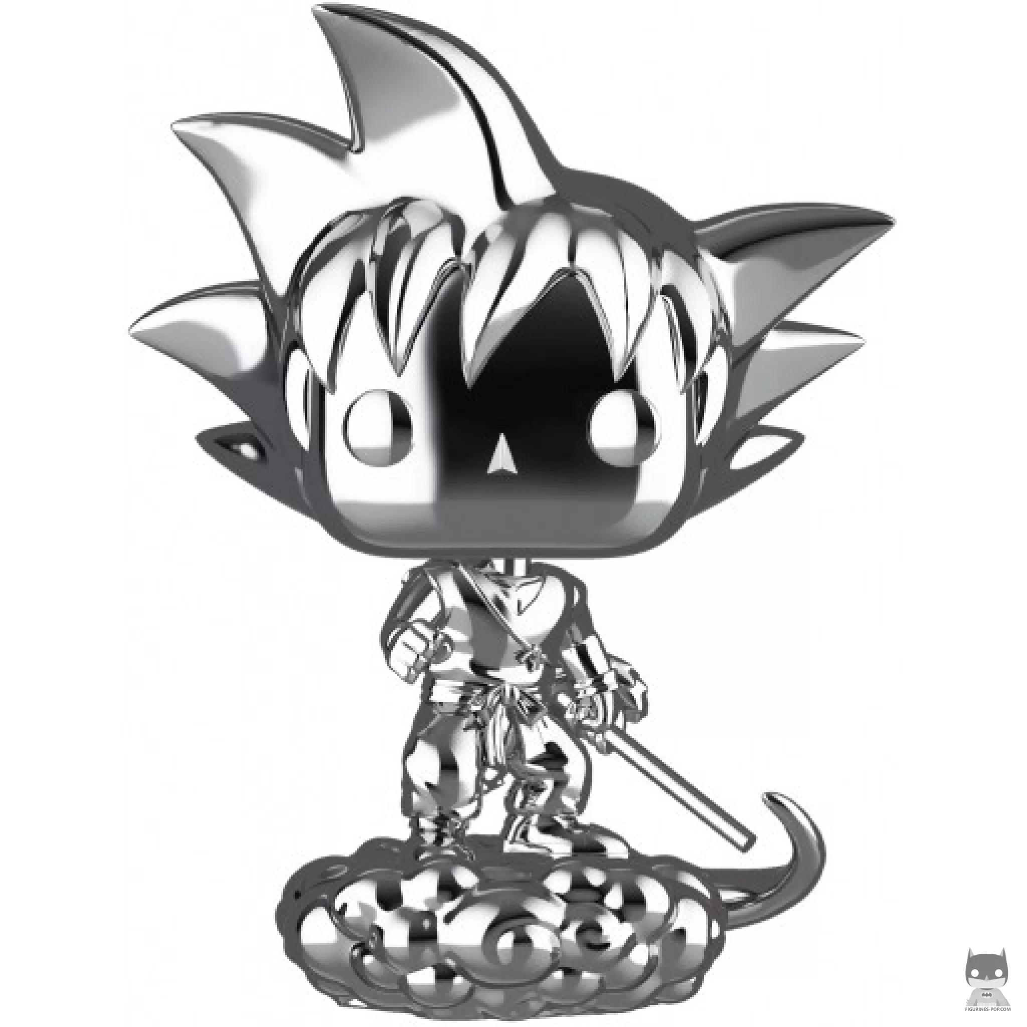 Figura Funko Pop! Goku con la Nube Kinton (Plateado cromado) (Dragon Ball (DB))