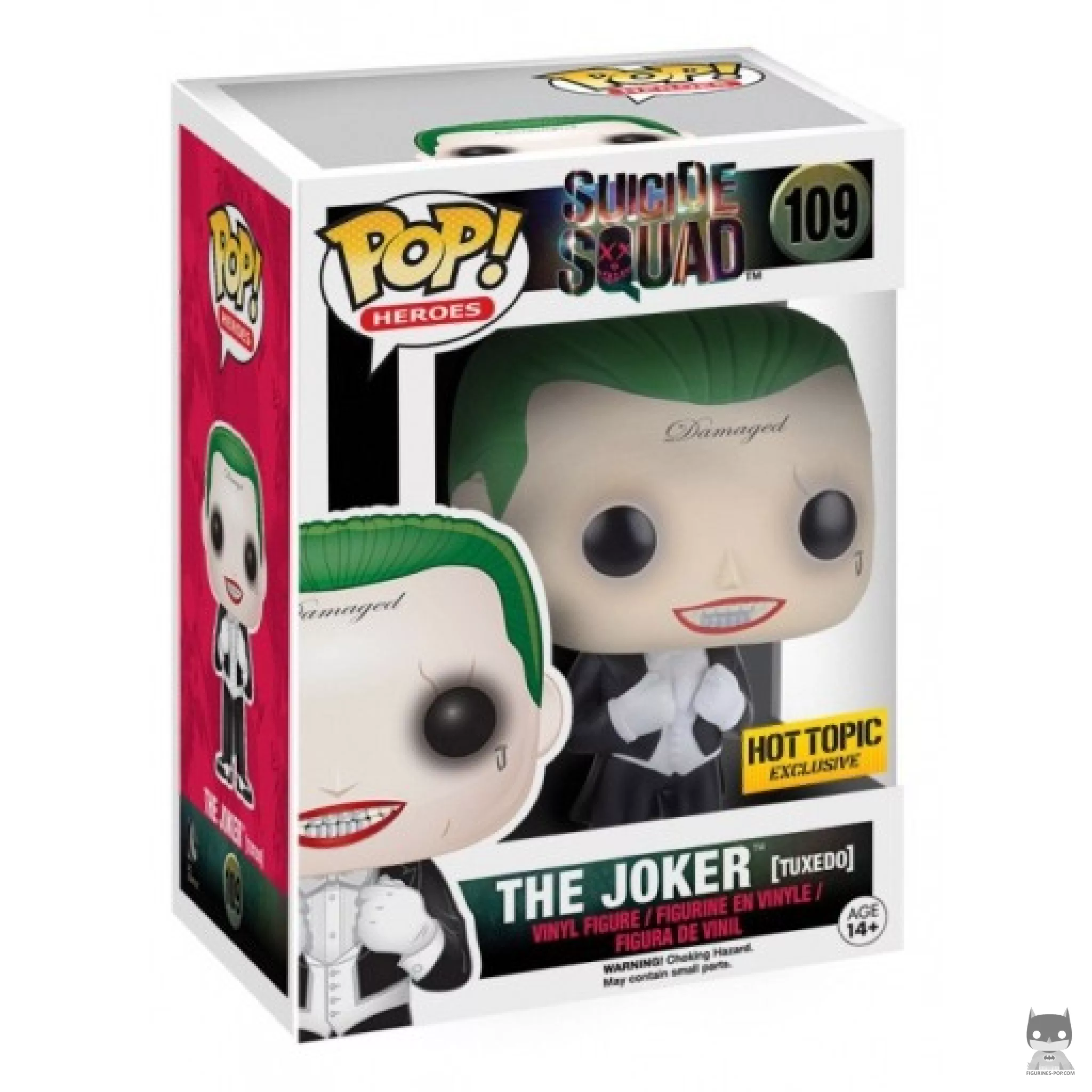 Figura Funko Pop! Joker con esmoquin en su caja
