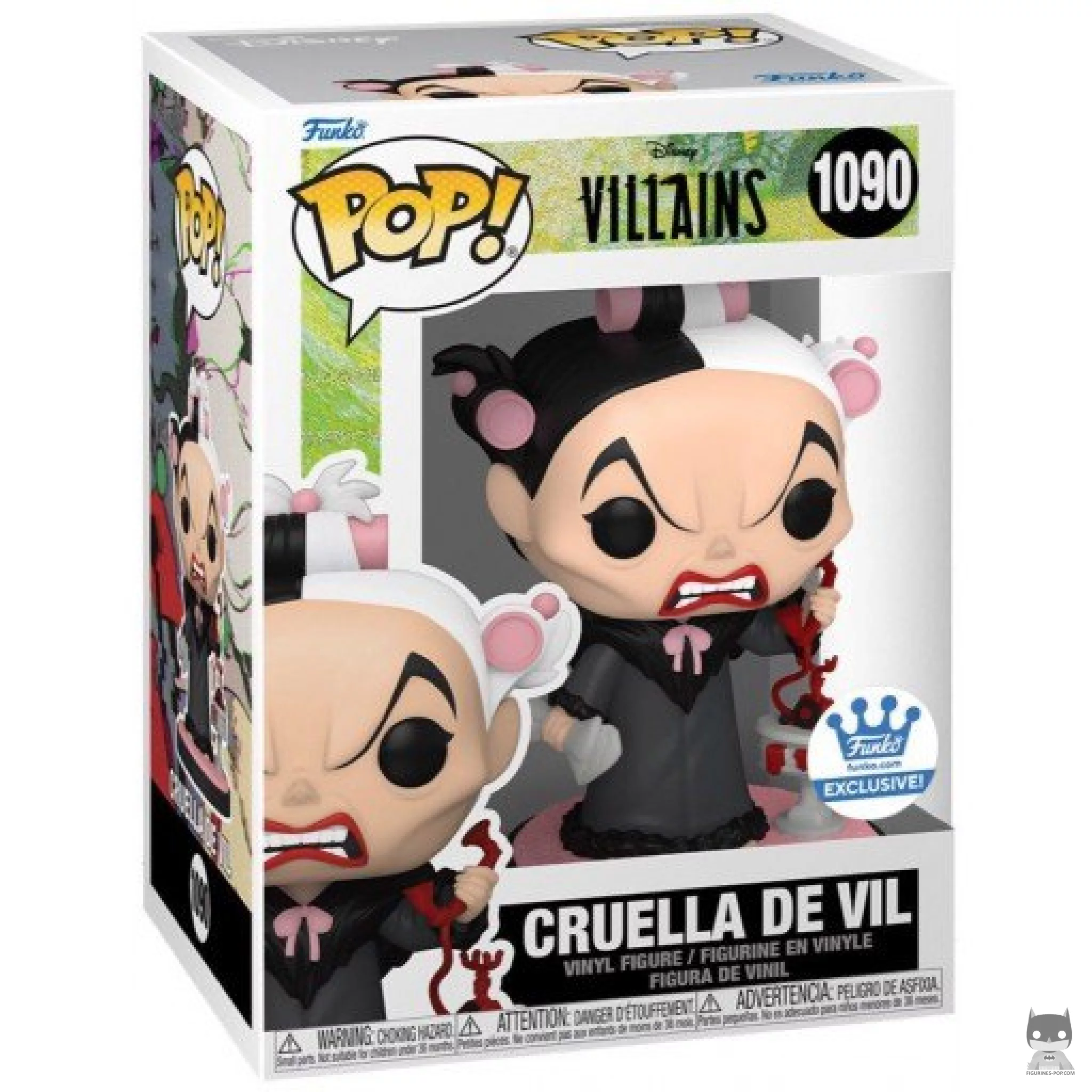 Figura Funko Pop! Cruella de Vil en su caja