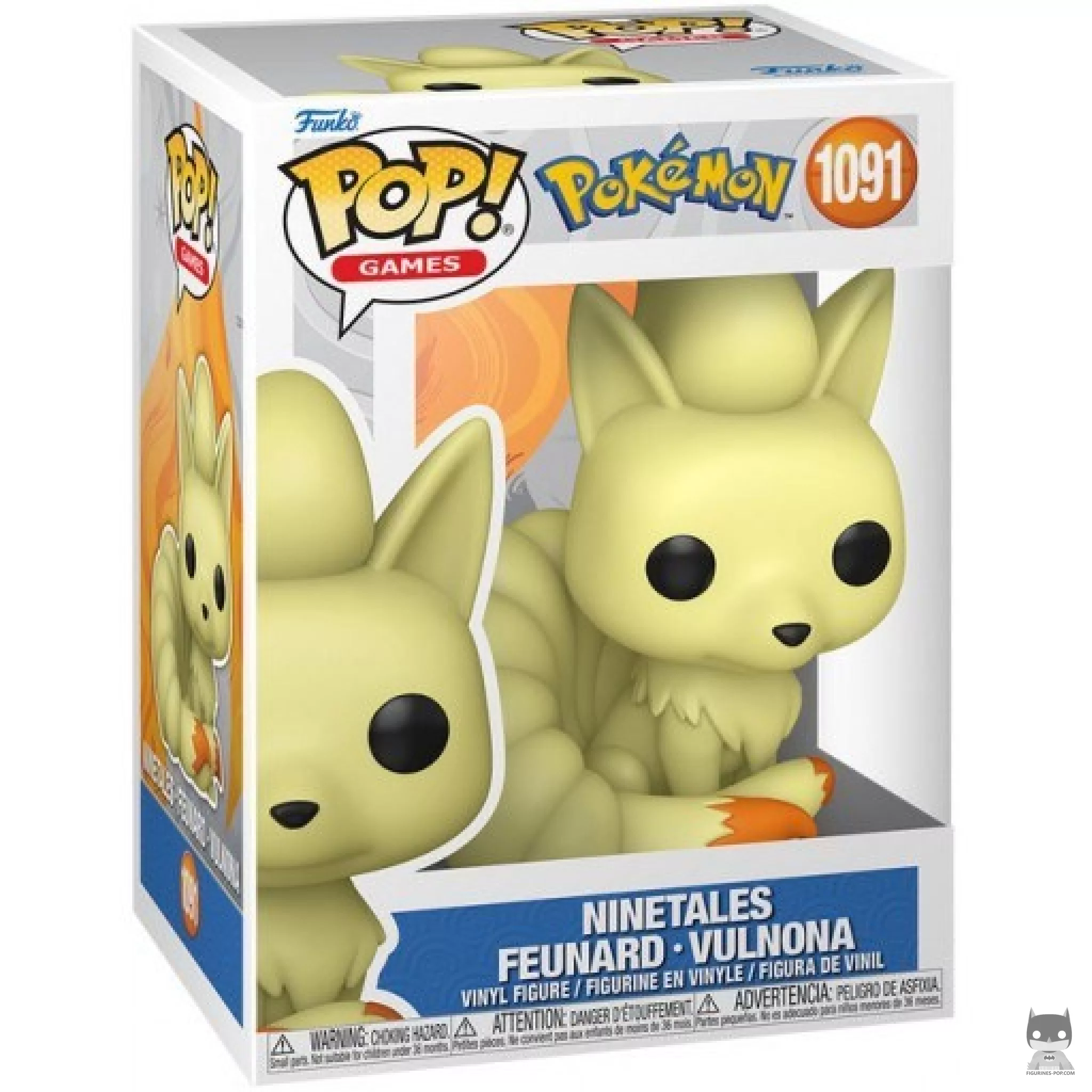 Figura Funko Pop! Ninetales en su caja