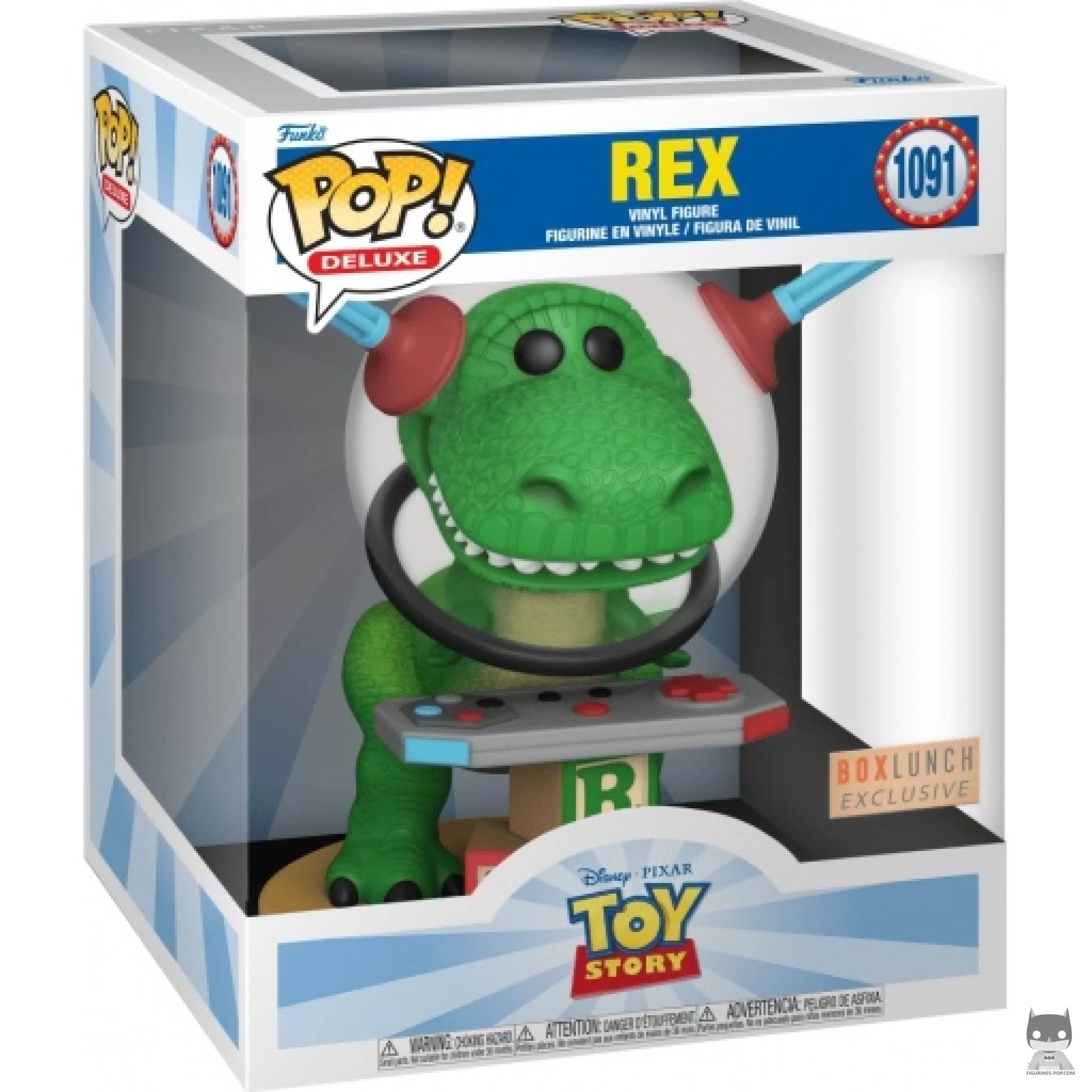 Figura Funko Pop! Rex en su caja