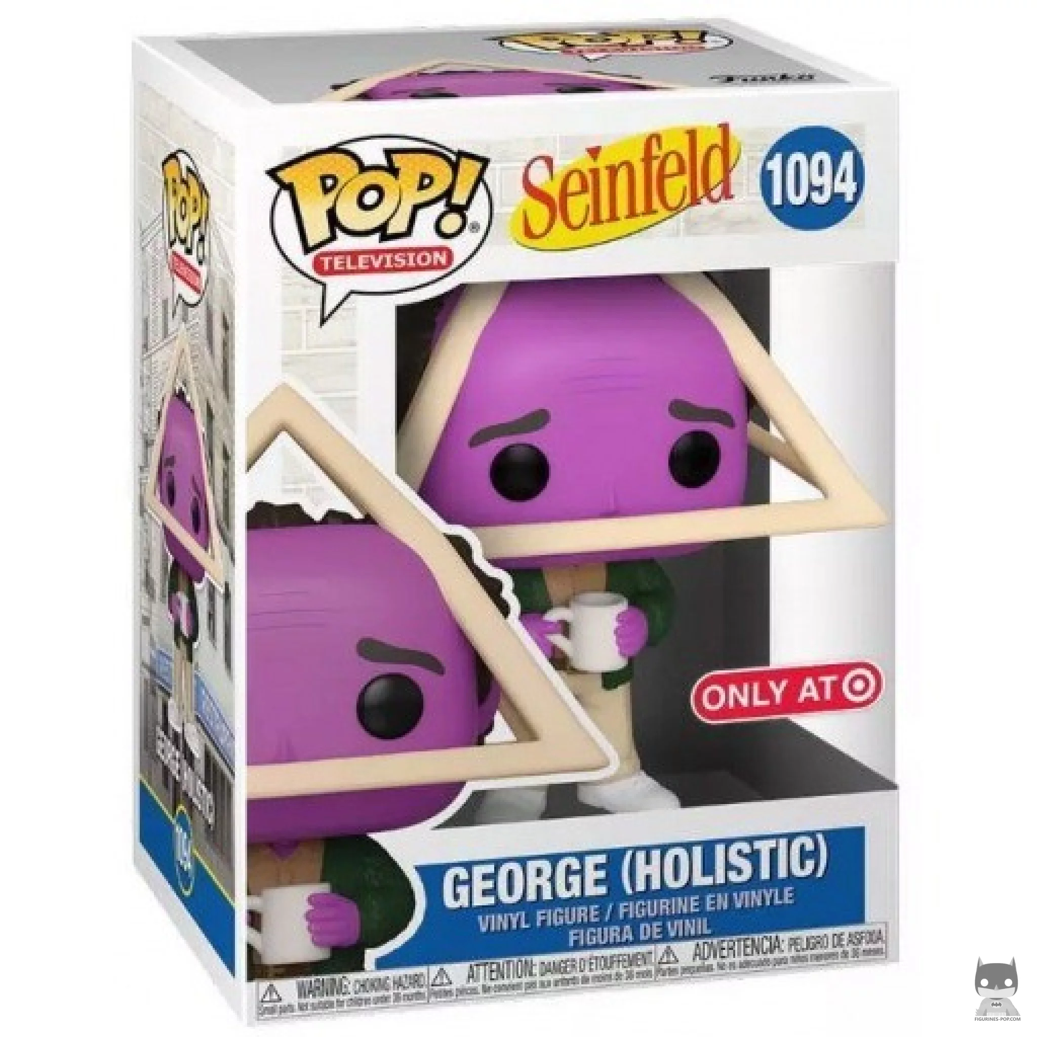 Figura Funko Pop! George holístico en su caja