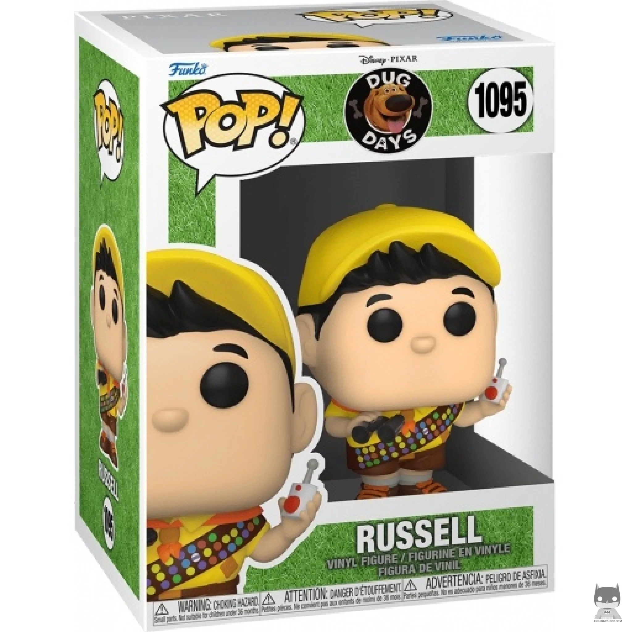 Figura Funko Pop! Russell en su caja