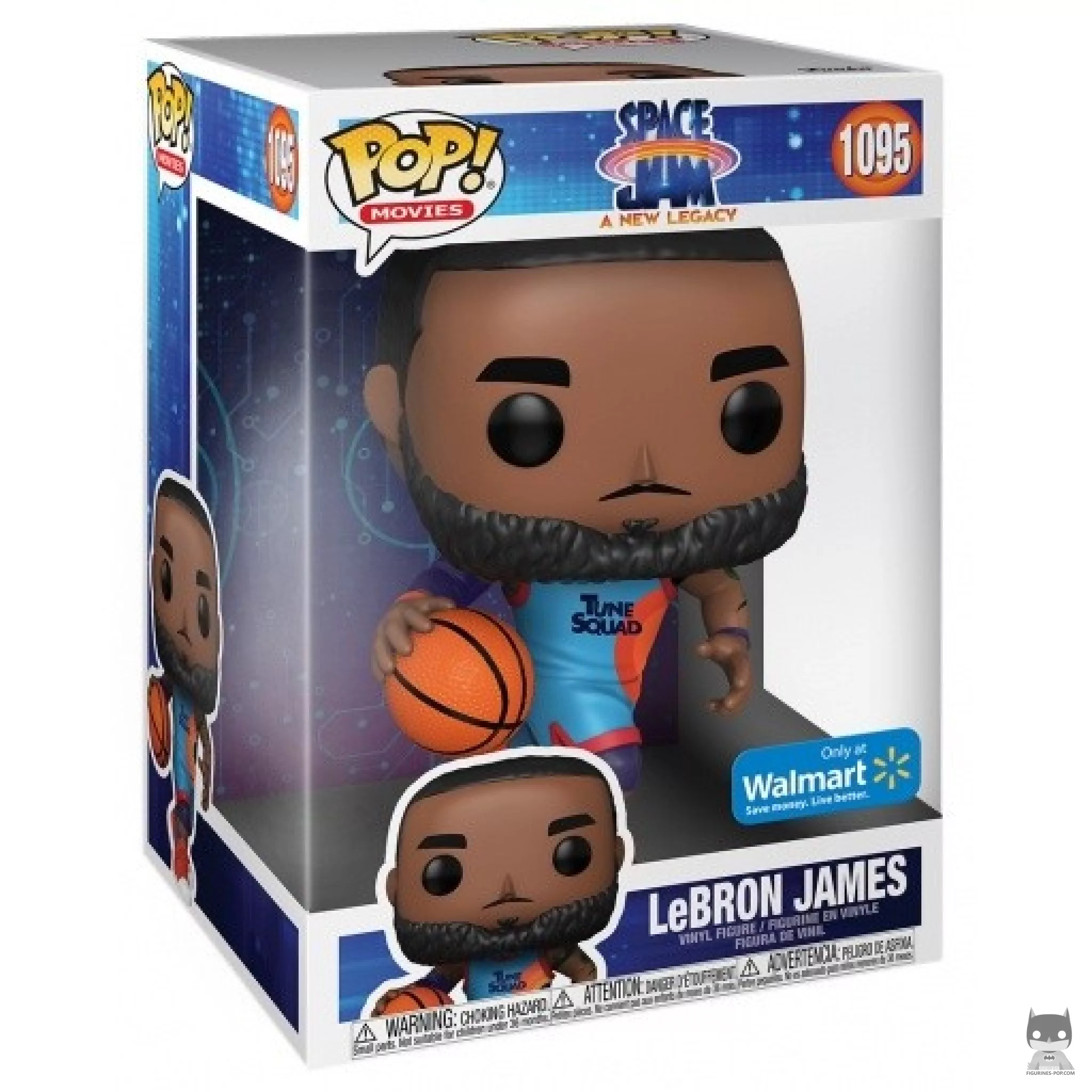 Figura Funko Pop! LeBron James (Supersized) en su caja